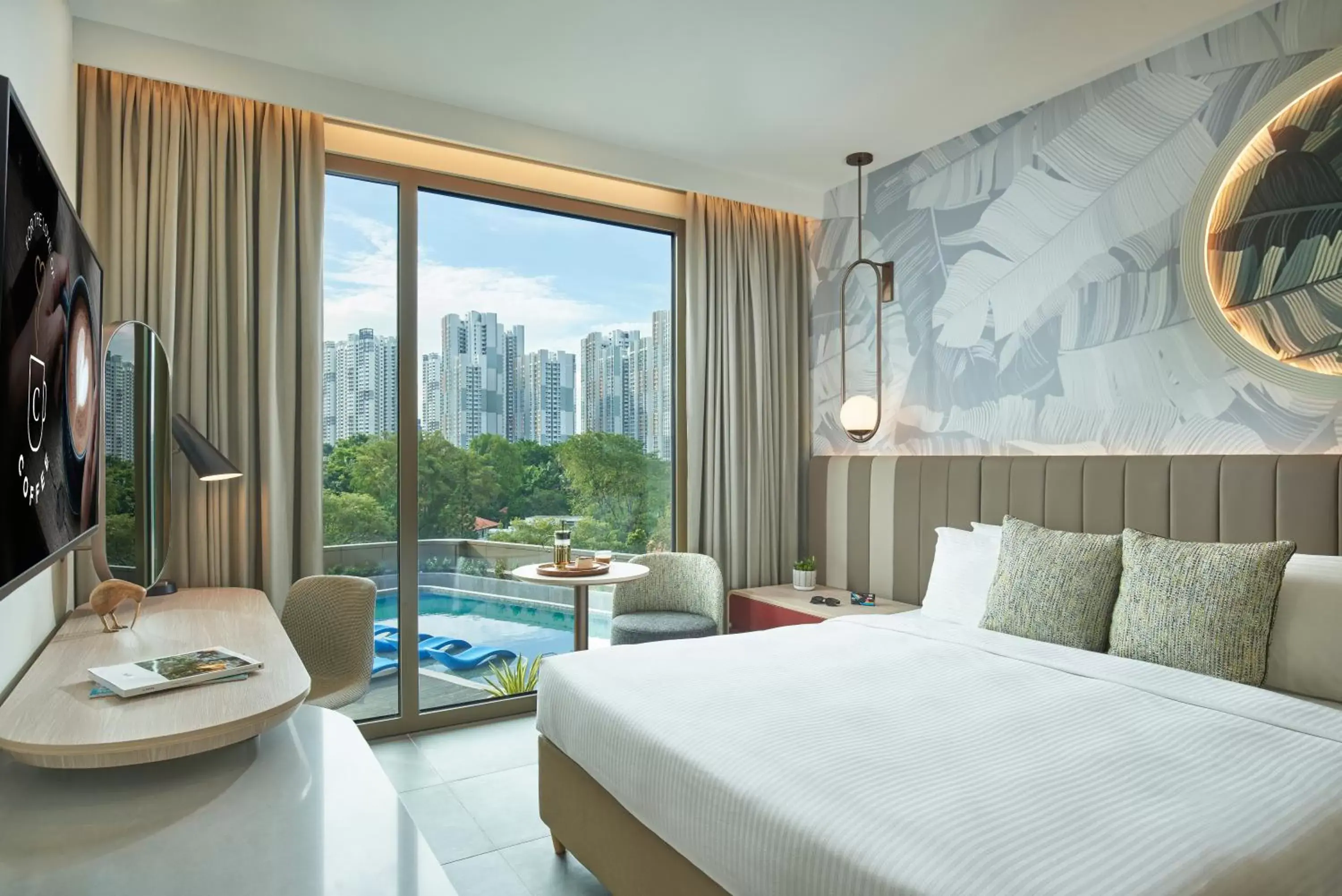Bedroom in Citadines Connect Rochester Singapore