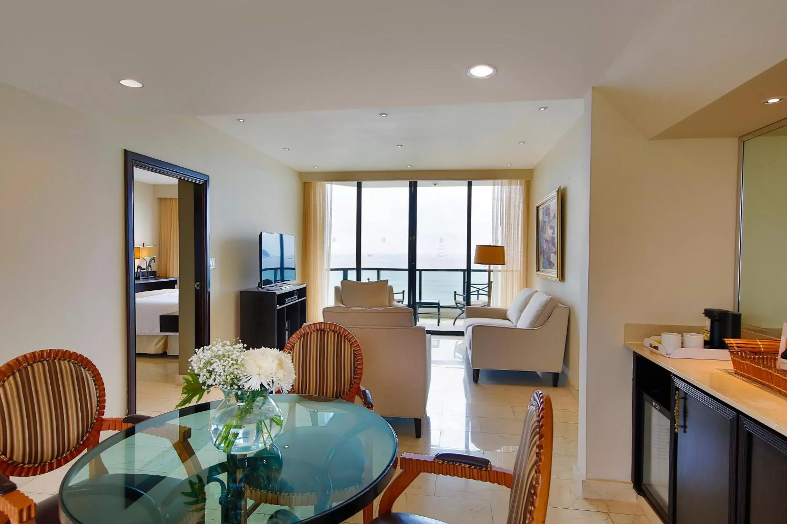 Bedroom, Dining Area in Intercontinental Miramar Panama, an IHG Hotel