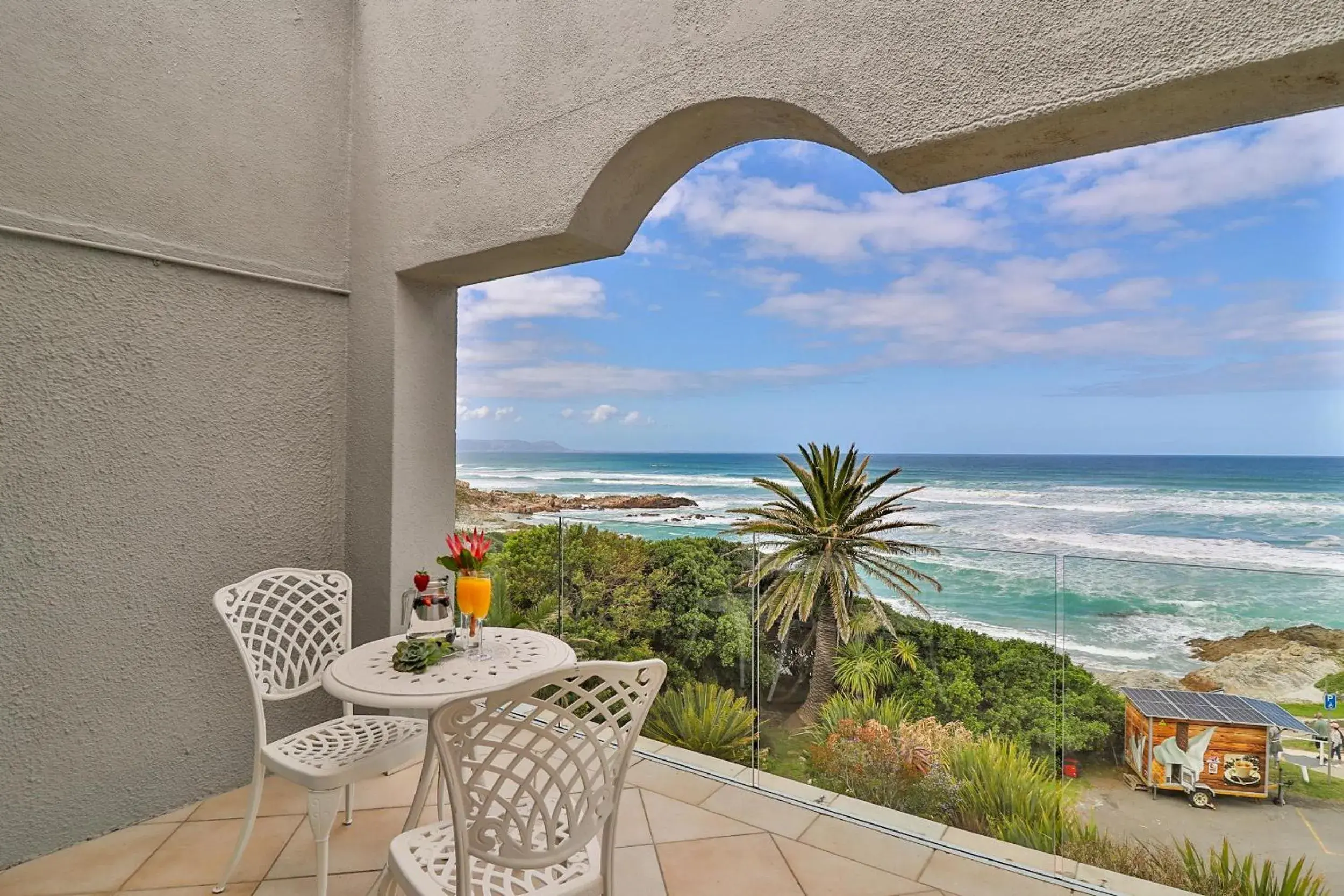 Balcony/Terrace in Hermanus Beachfront Lodge