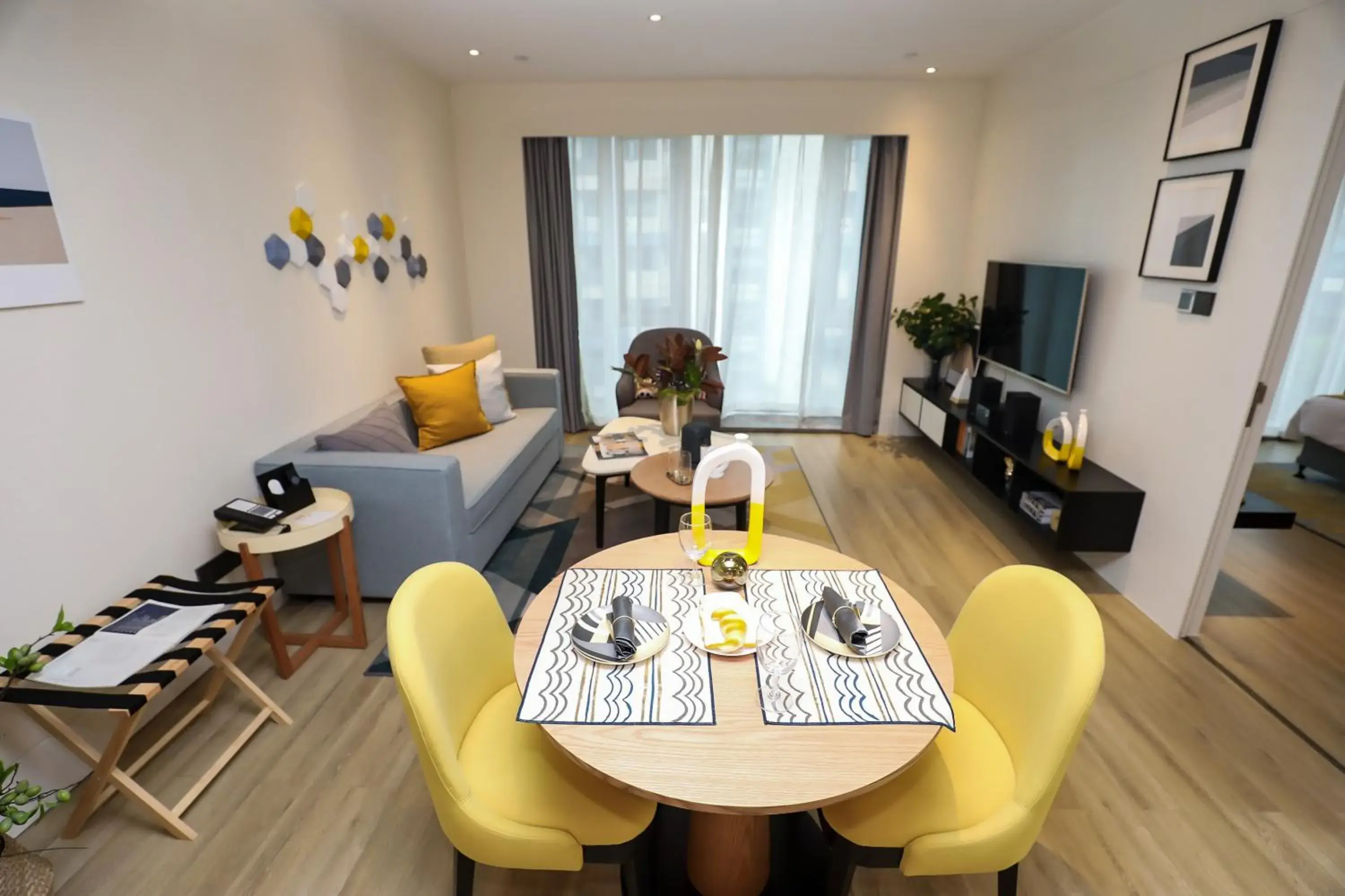 Living room in Citadines Gaoke Liangjiang Chongqing Living room in Citadines Gaoke Liangjiang Chongqing