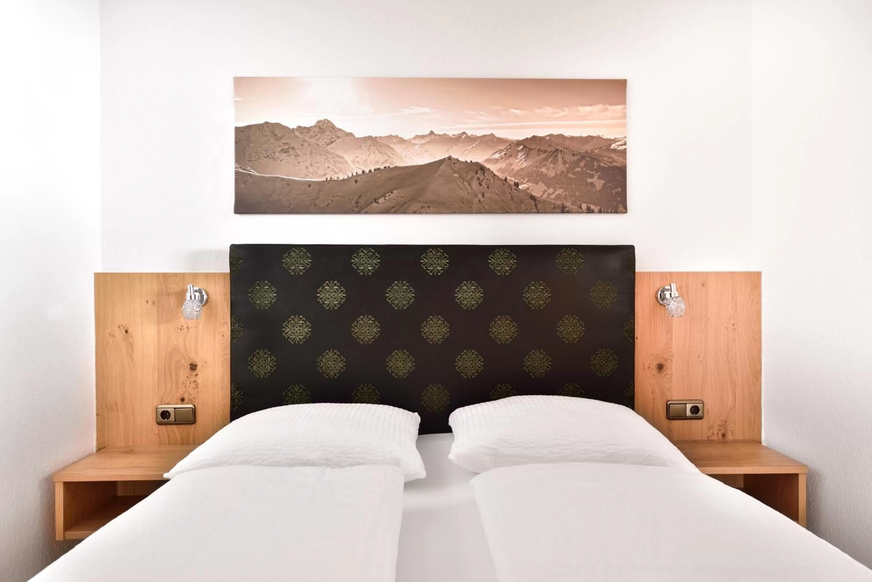 Bed in Aparthotel Kleinwalsertal