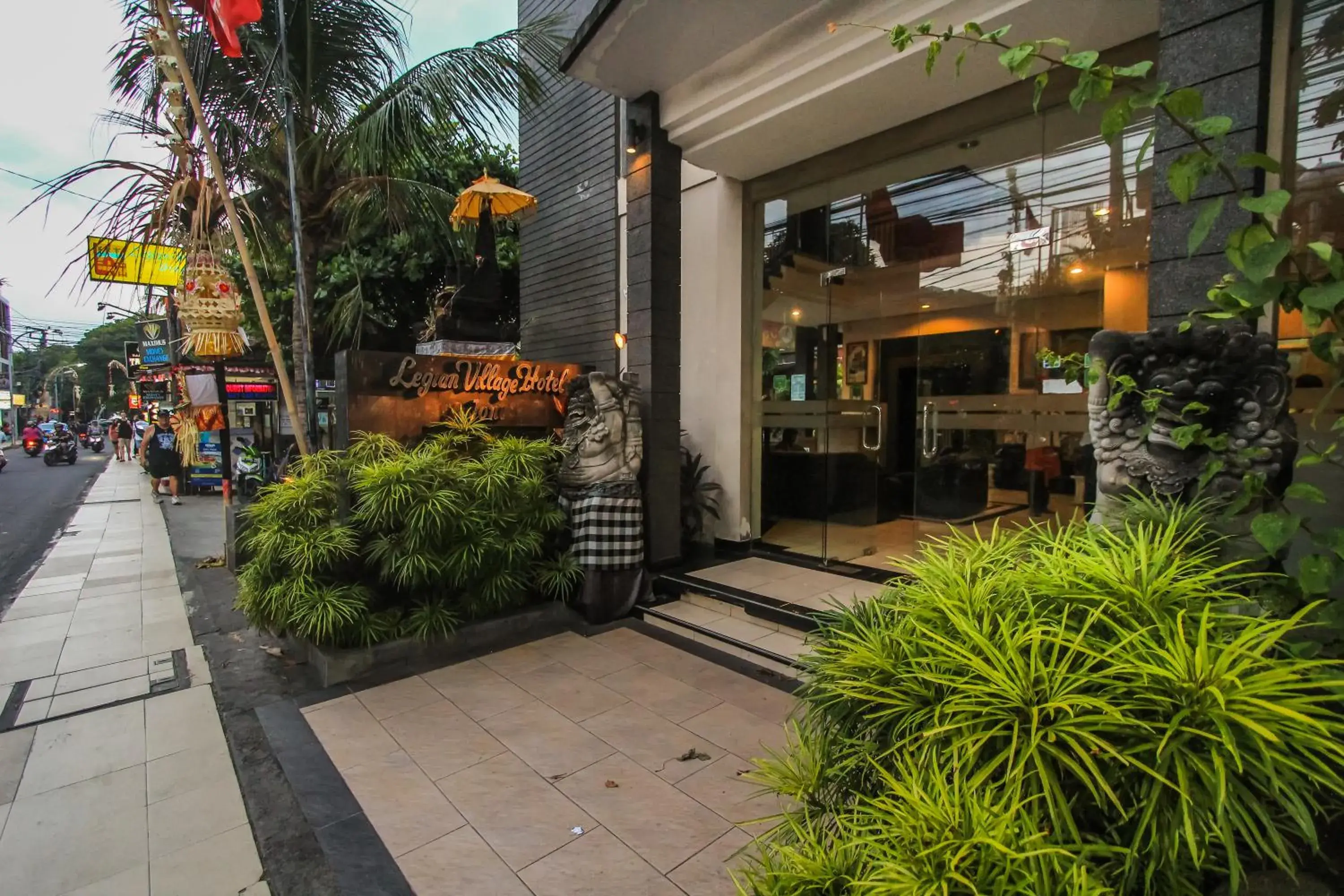 Facade/entrance in Legian Village Hotel - CHSE Certified