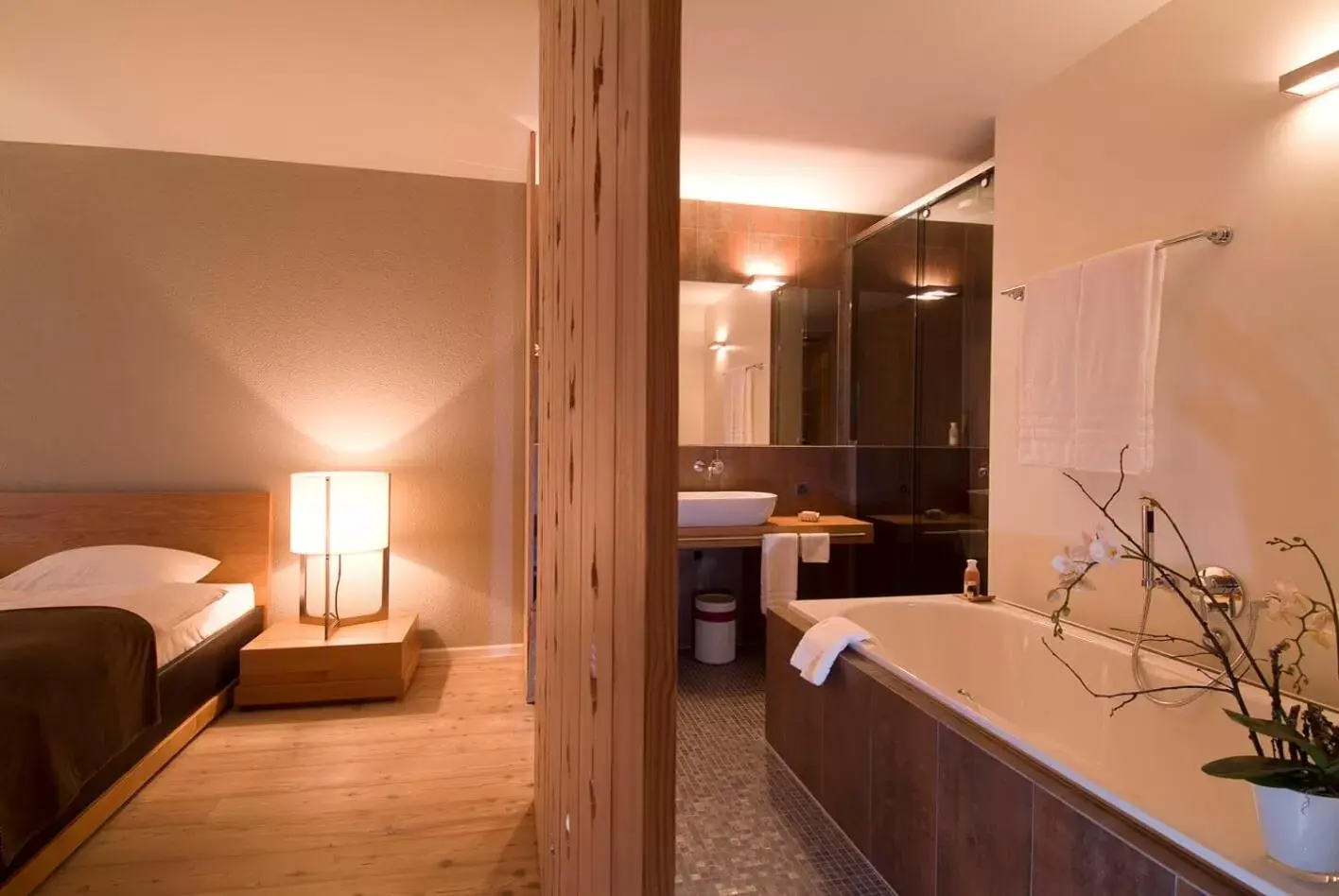 Bathroom in Hotel Schweizerhof Lenzerheide