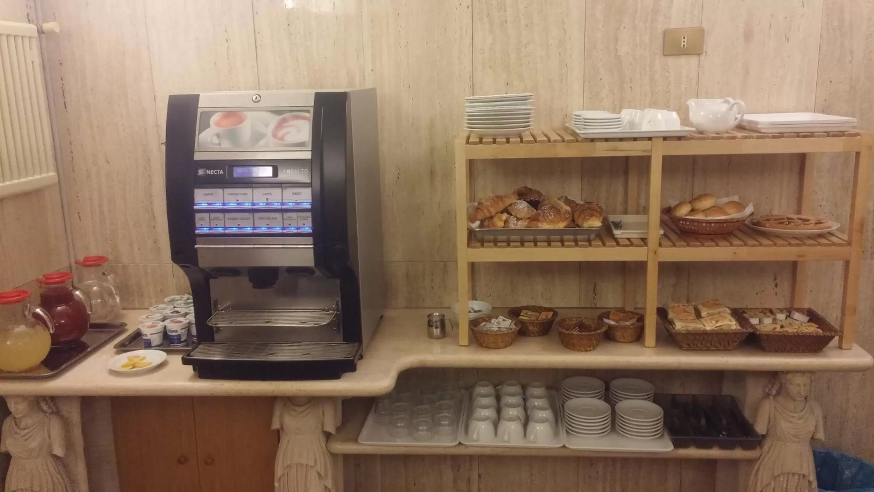 Italian breakfast in Hotel Prati