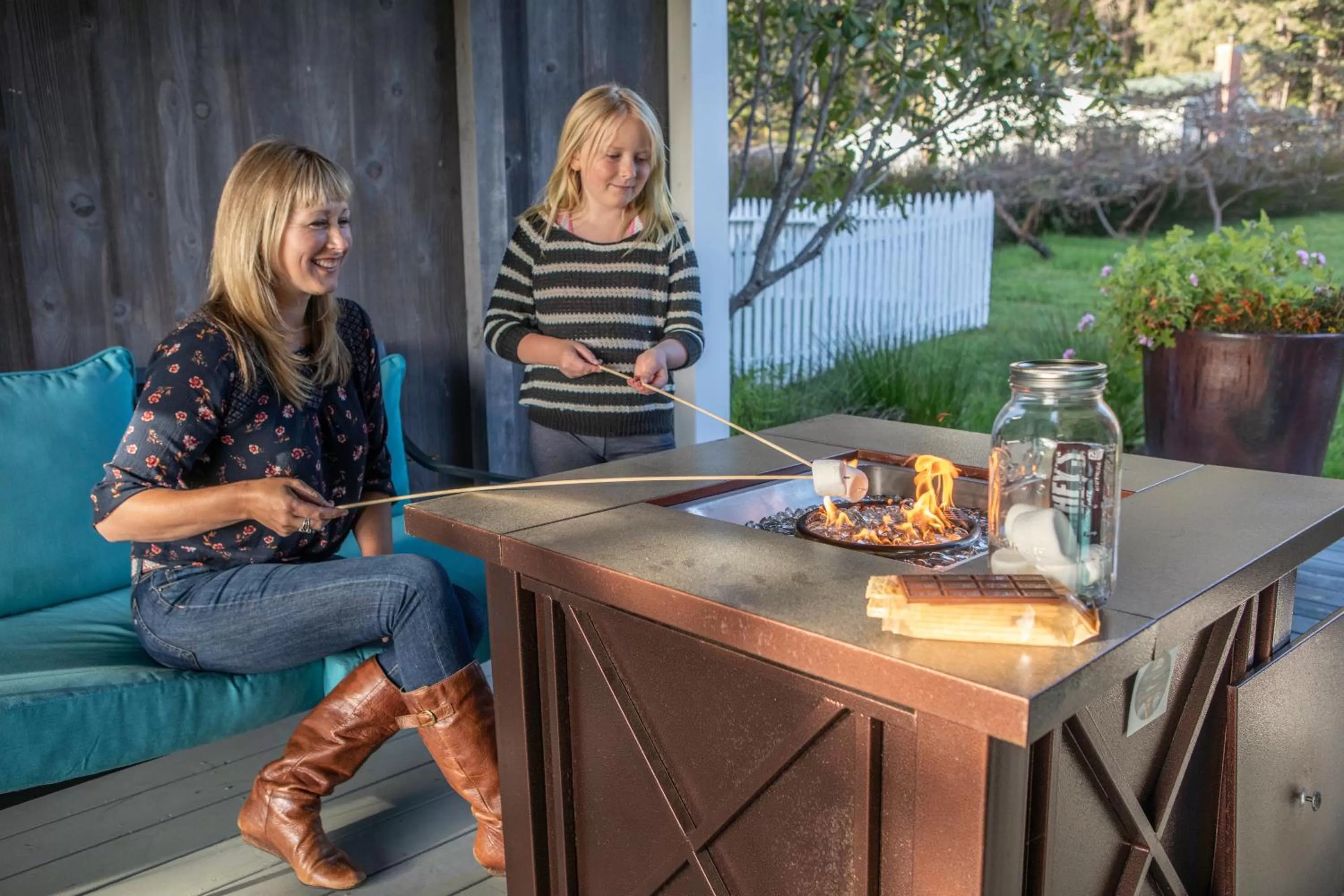 BBQ facilities in Inn at Schoolhouse Creek