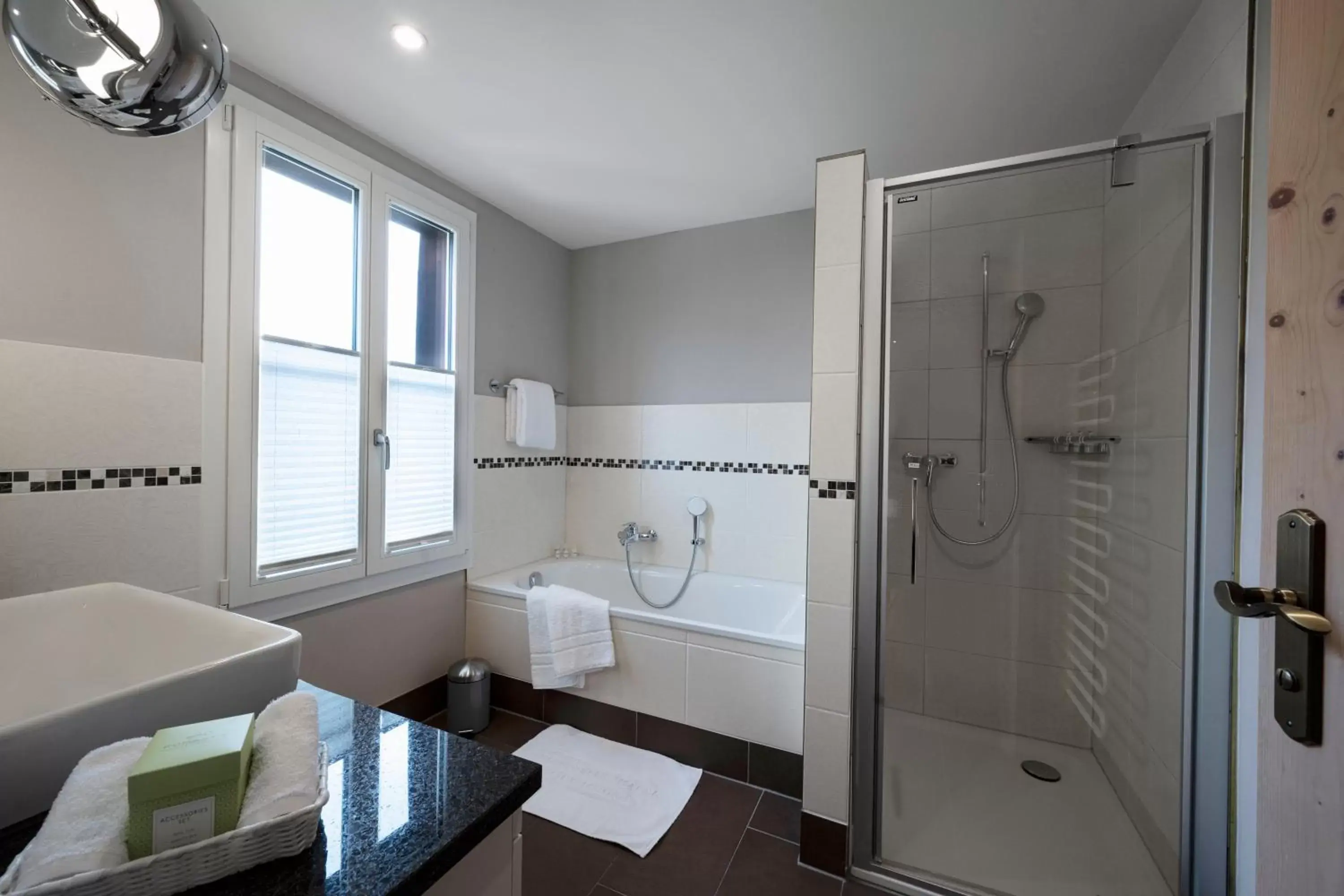 Bathroom in Romantik Hotel Schweizerhof Bathroom in Romantik Hotel Schweizerhof