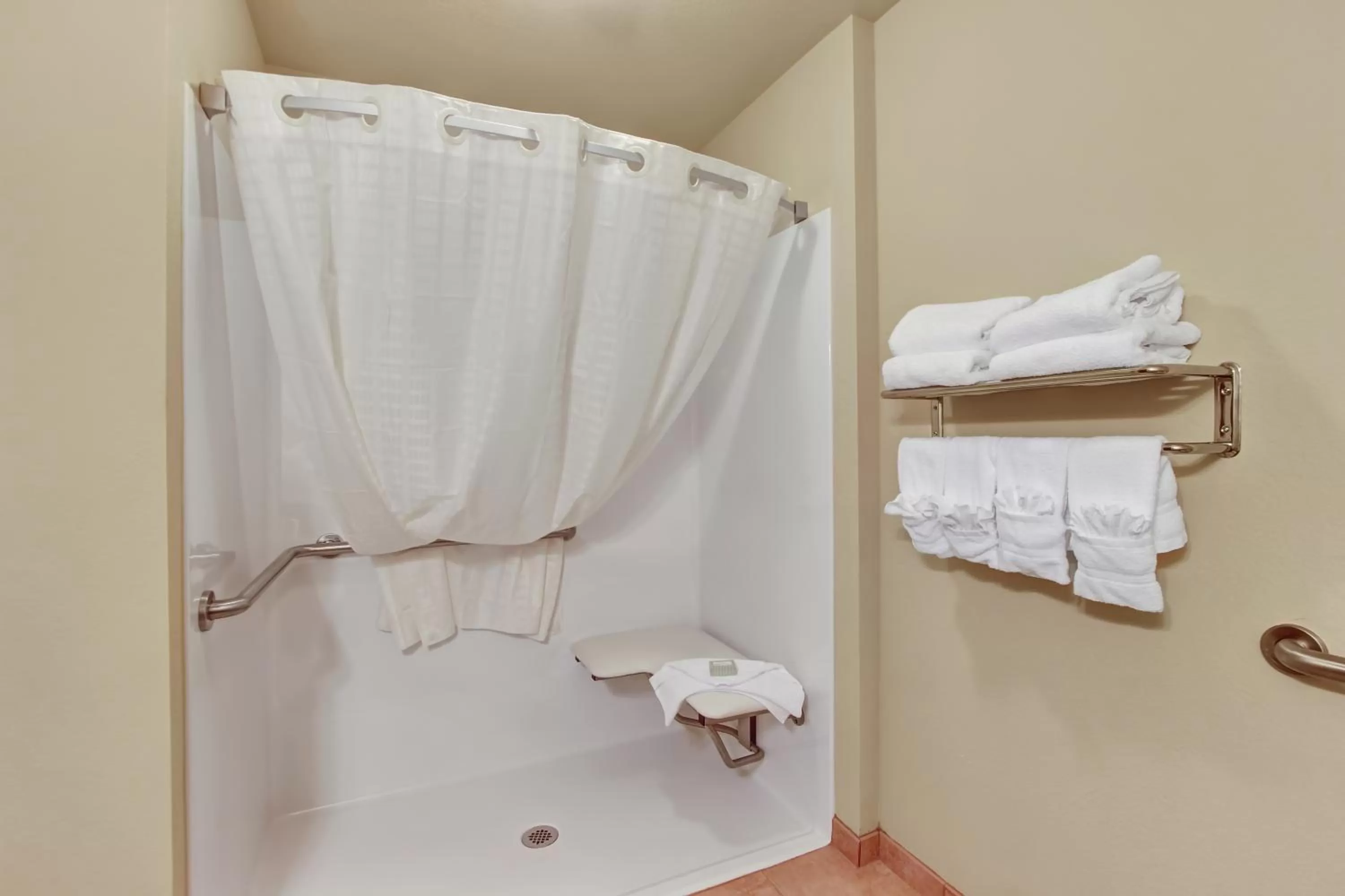 Shower in Cobblestone Hotel & Suites - Waynesboro