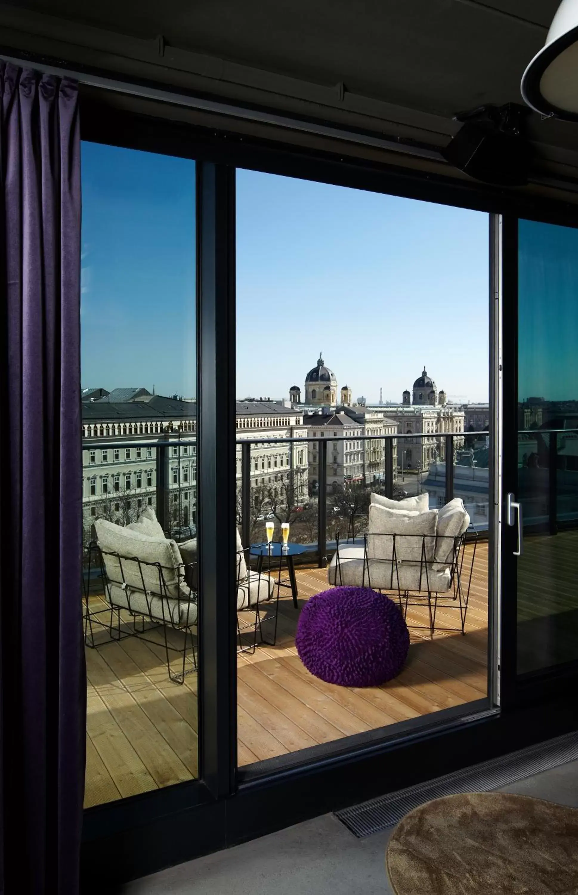 View (from property/room) in 25hours Hotel beim MuseumsQuartier View (from property/room) in 25hours Hotel beim MuseumsQuartier