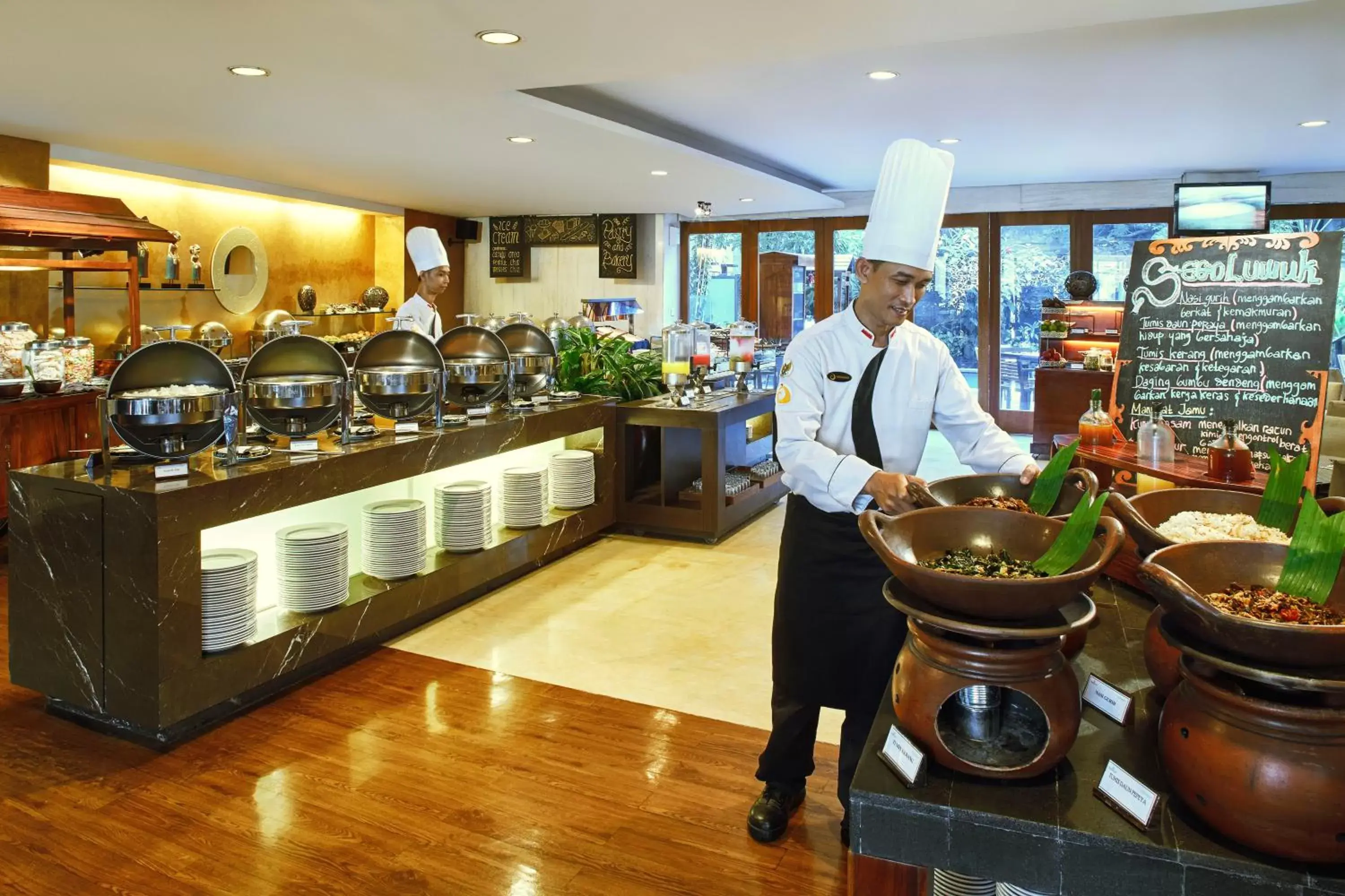 Breakfast in Jambuluwuk Malioboro Hotel Yogyakarta