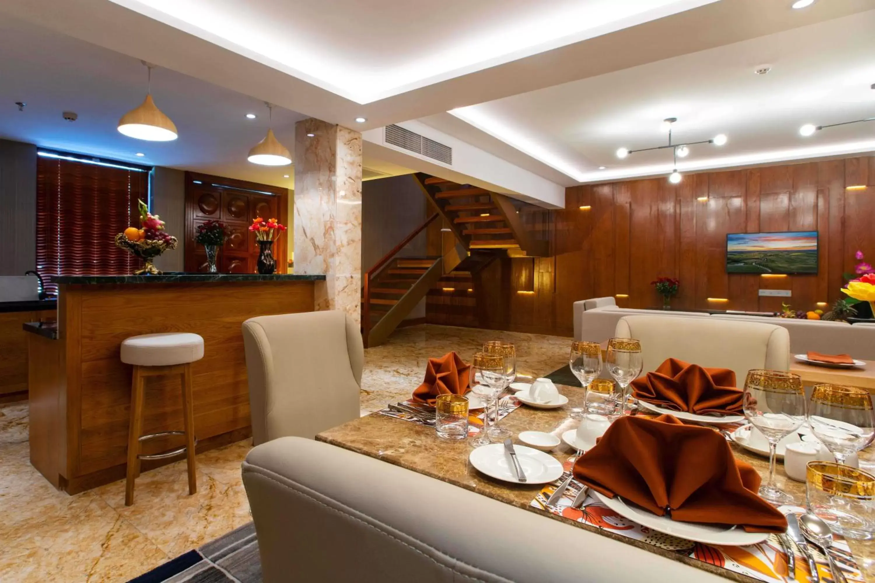 Living room, Restaurant/Places to Eat in Marina Bay Vung Tau Resort & Spa