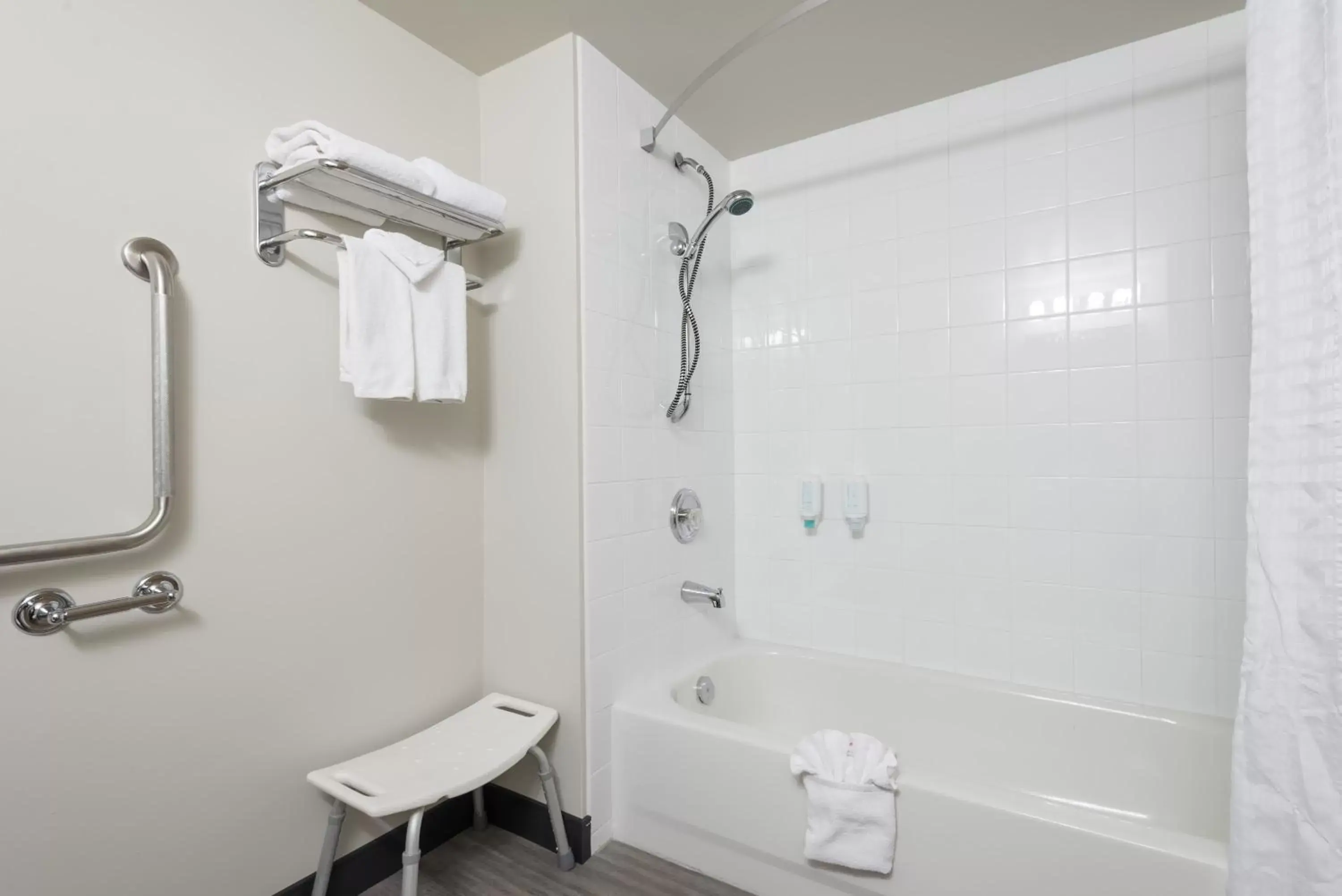 Shower, Bathroom in Super 8 by Wyndham Grande Prairie
