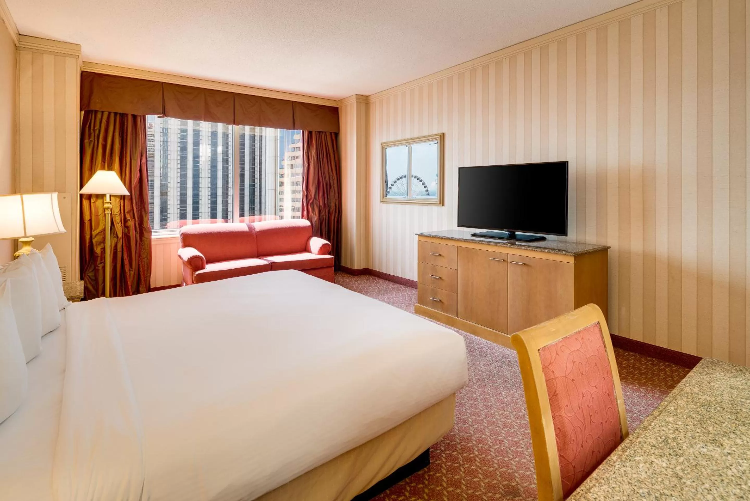 Bed in Showboat Hotel Atlantic City