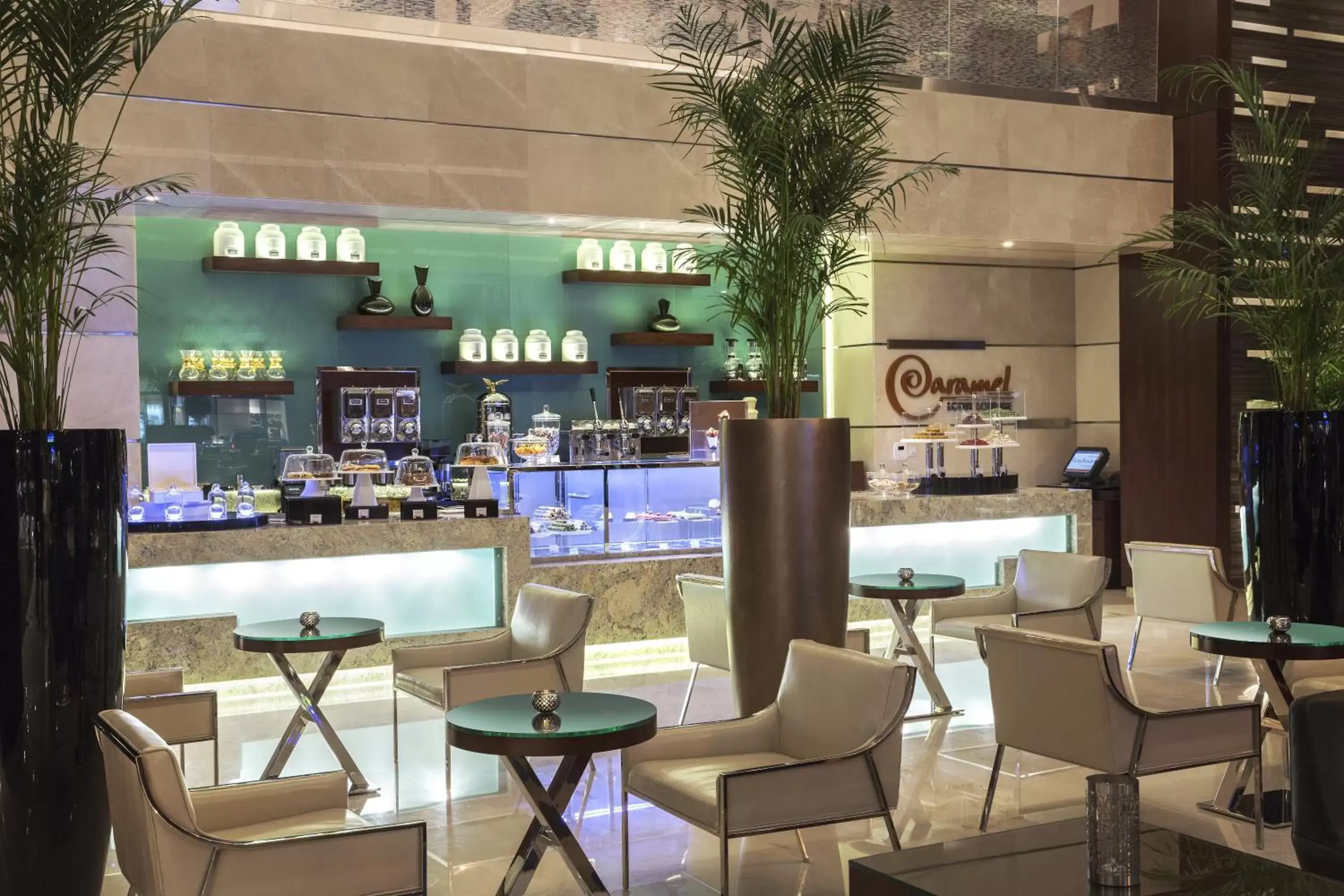 Lounge or bar in Rosh Rayhaan by Rotana Lounge or bar in Rosh Rayhaan by Rotana