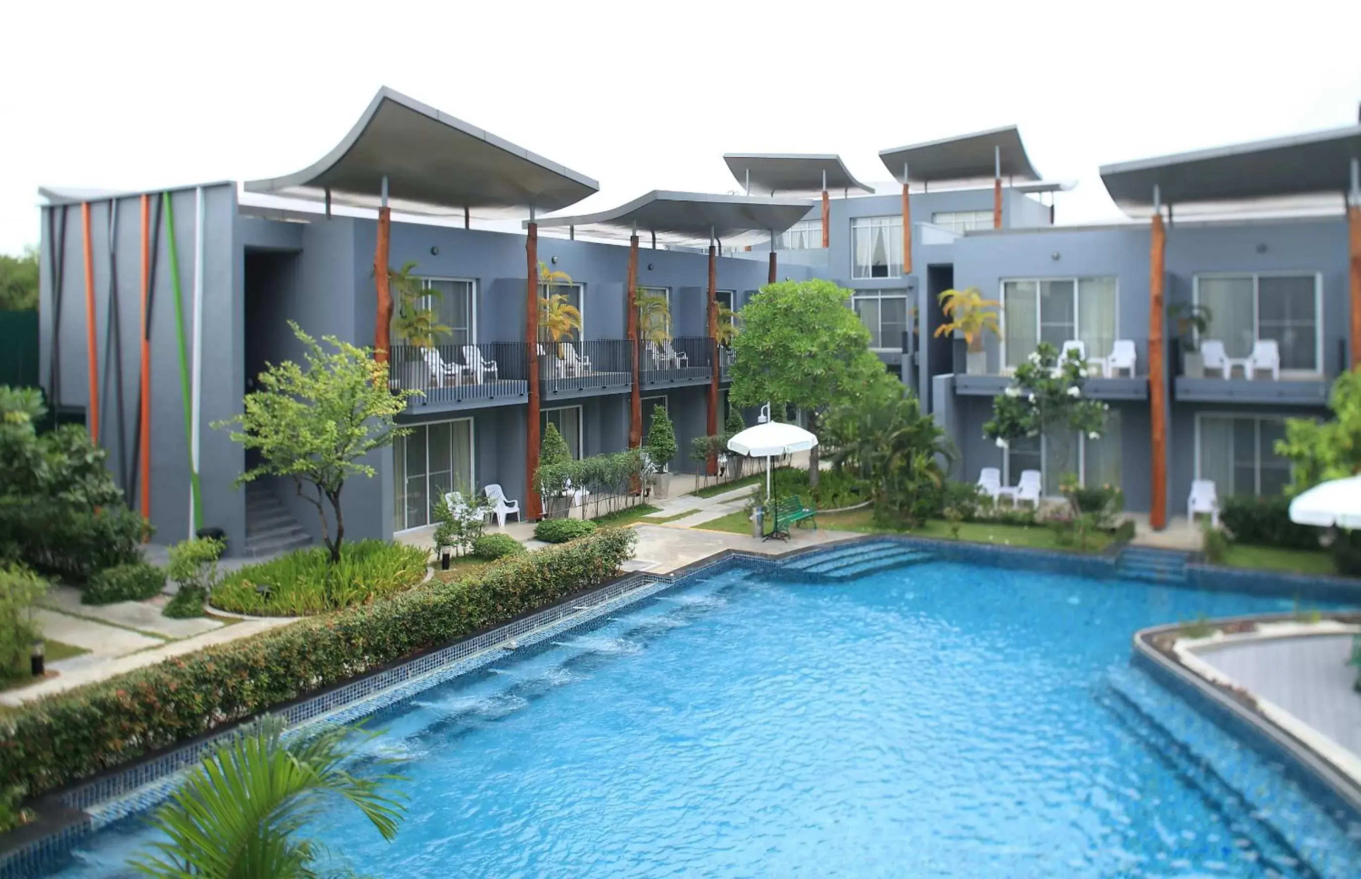 Swimming pool, Property Building in Paeva Luxury Serviced Residence SHA