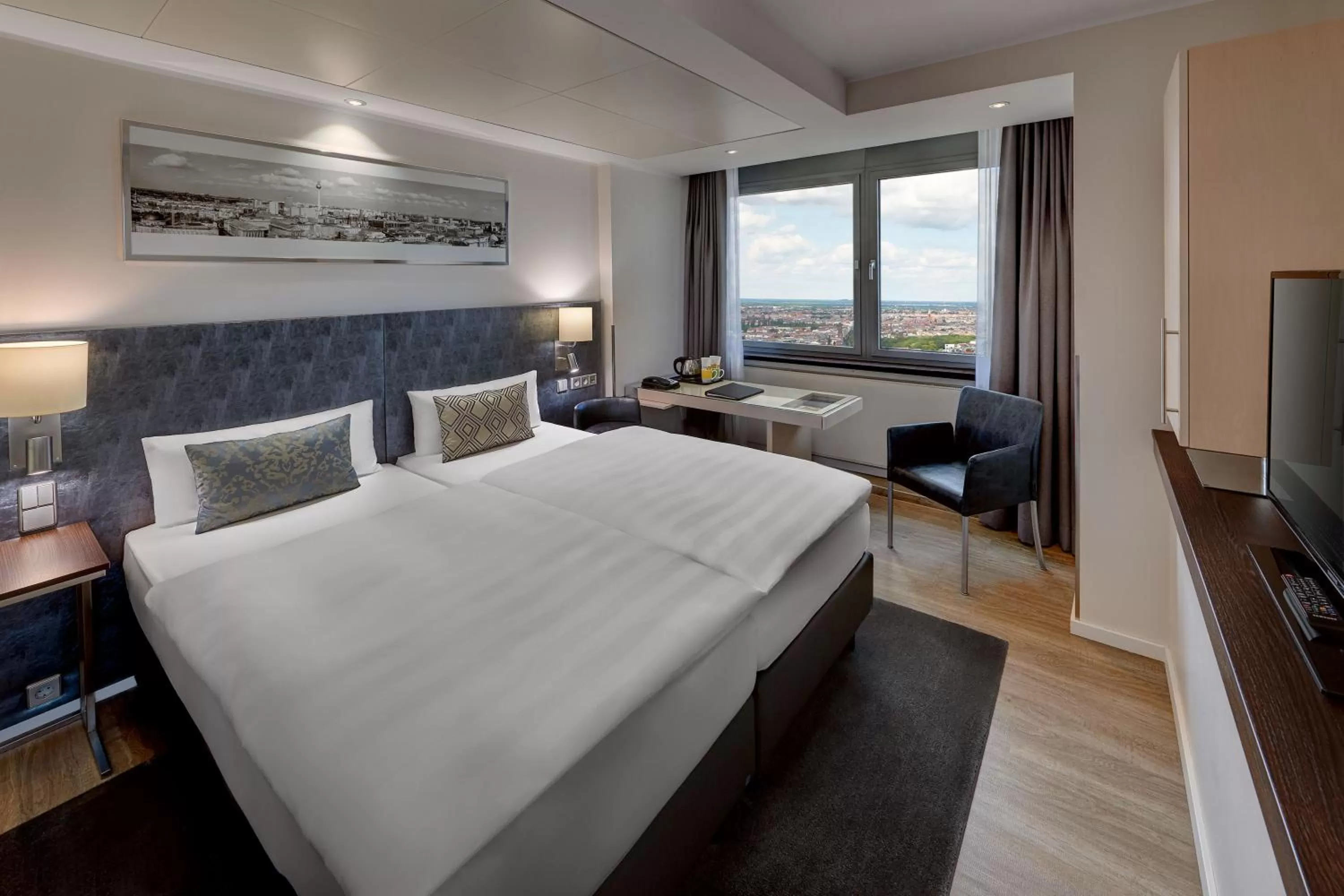 Bed in Park Inn by Radisson Berlin Alexanderplatz