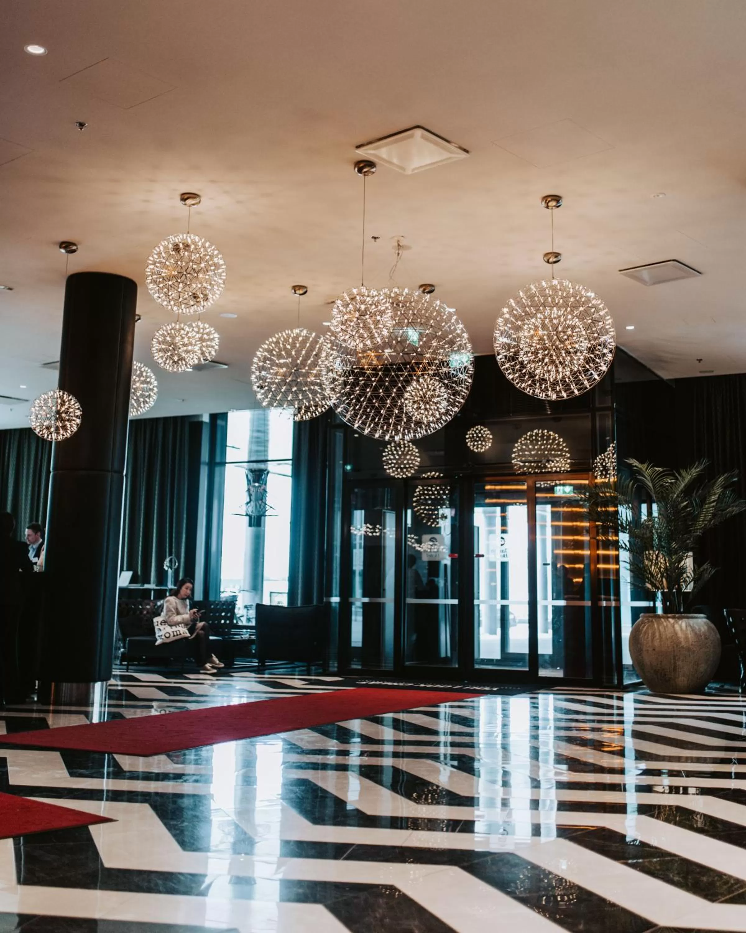 Lobby or reception in Clarion Hotel Aviapolis