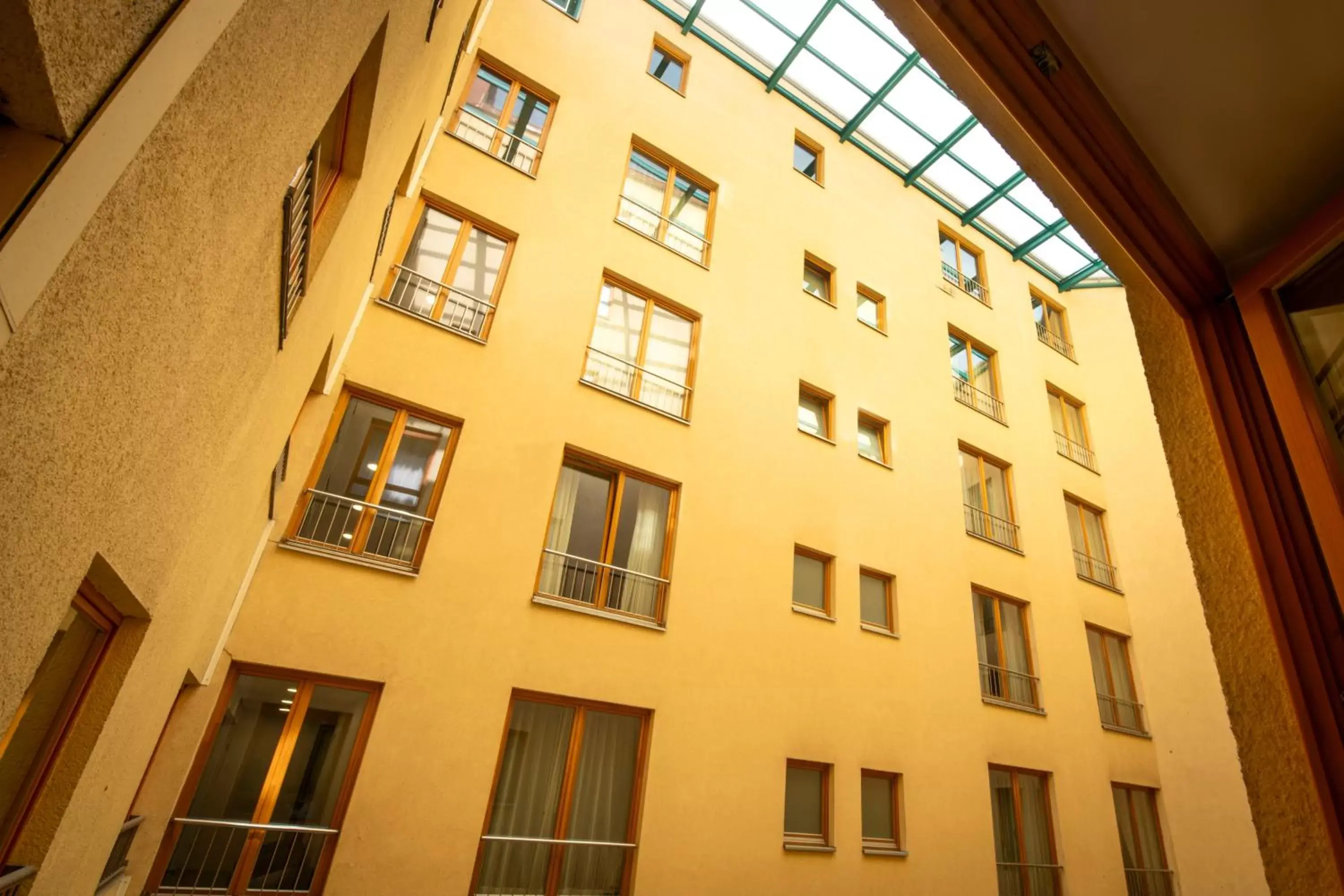 Inner courtyard view, Property Building in City Hotel Ljubljana