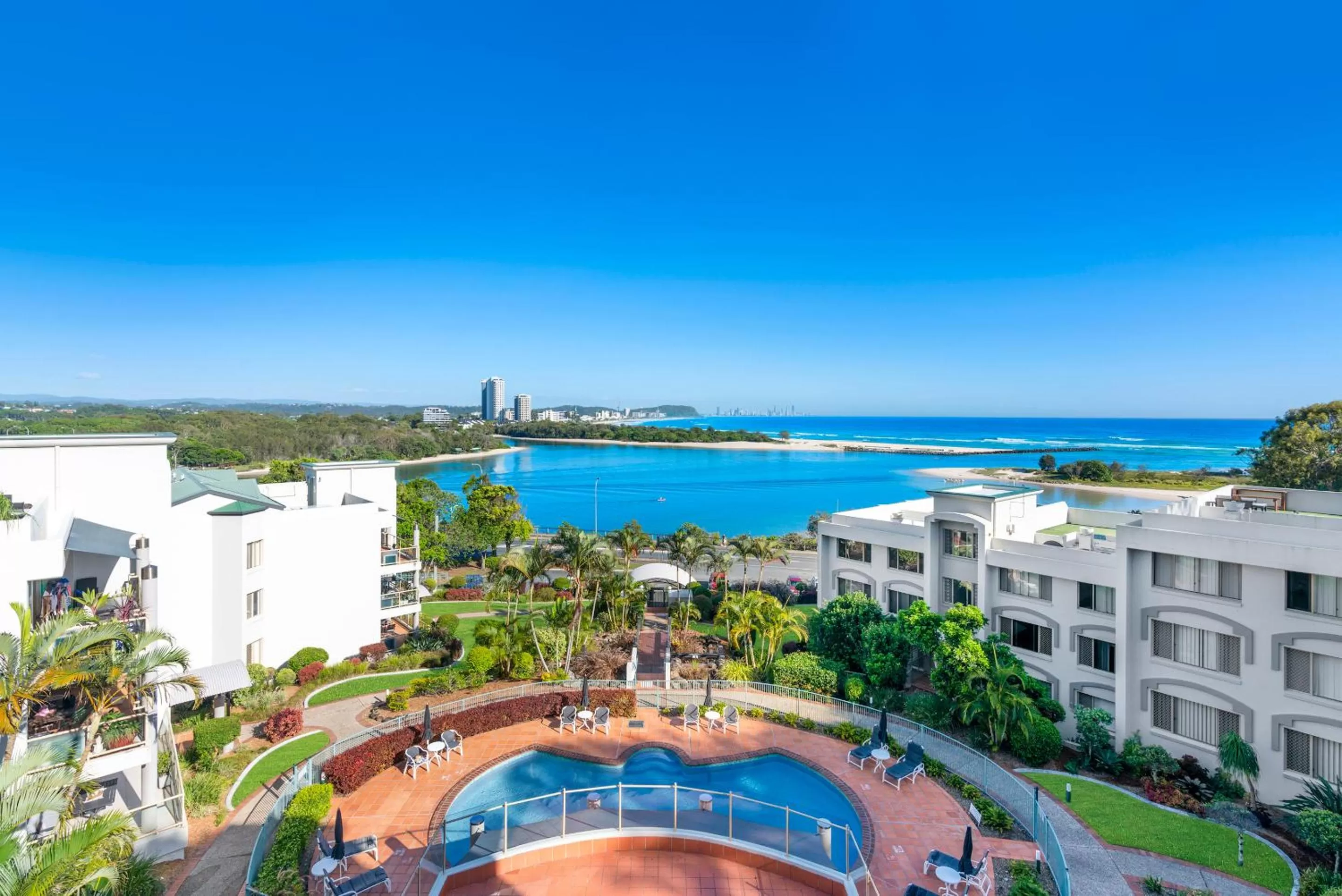 Bird's eye view in Little Cove Currumbin
