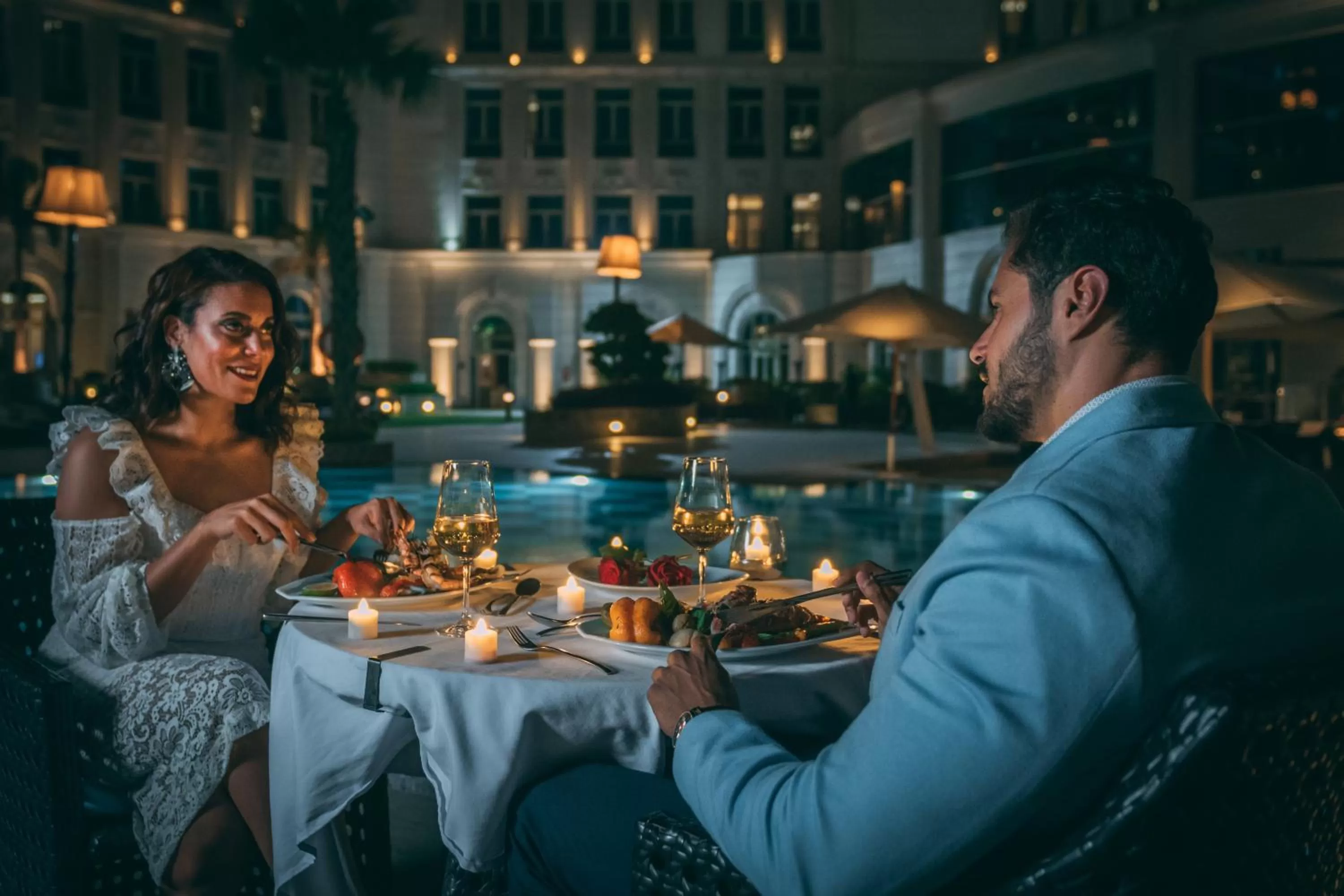 People in Royal Maxim Palace Kempinski Cairo