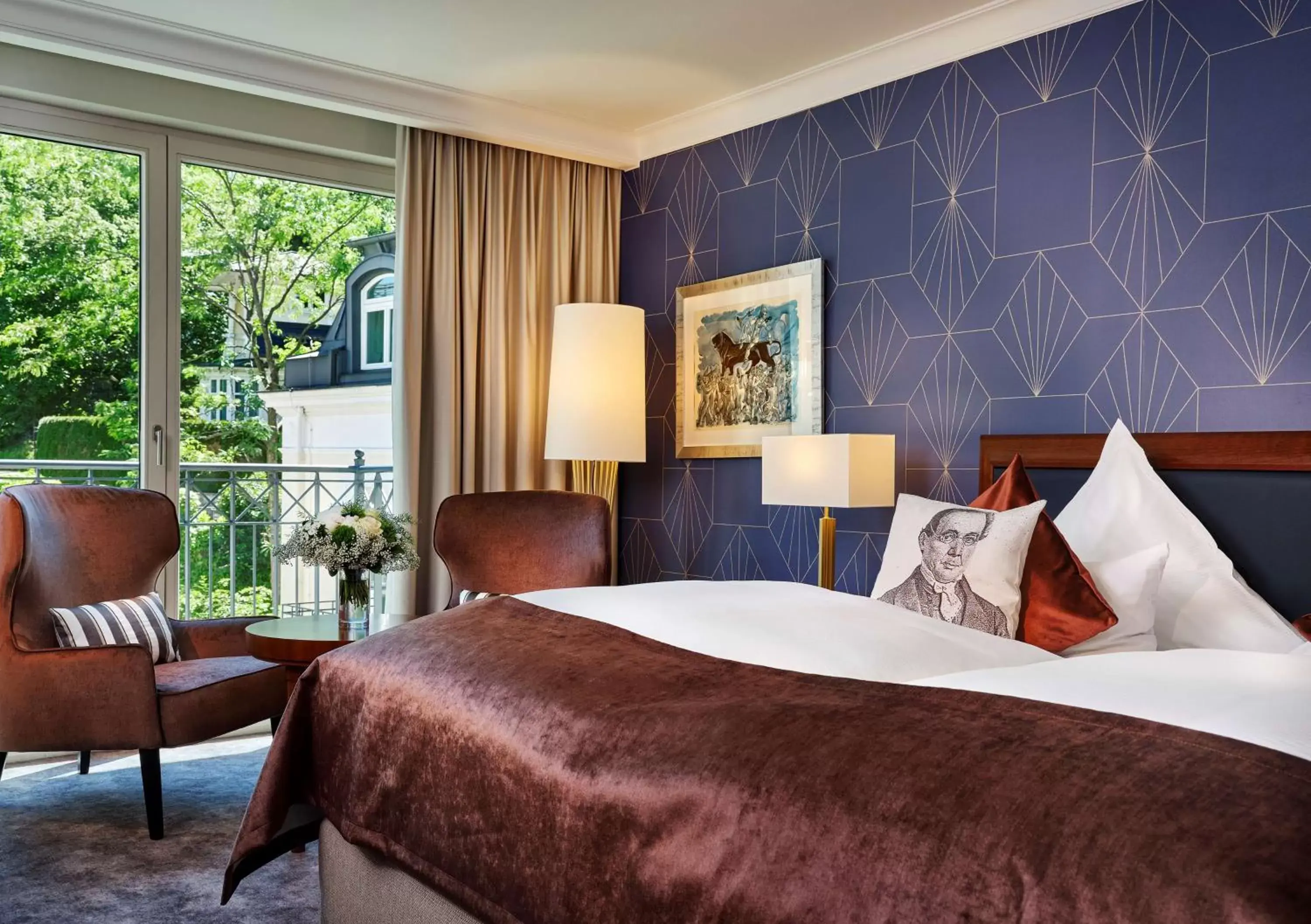 Bedroom, Bed in Maison Messmer - ein Mitglied der Hommage Luxury Hotels Collection Bedroom, Bed in Maison Messmer - ein Mitglied der Hommage Luxury Hotels Collection