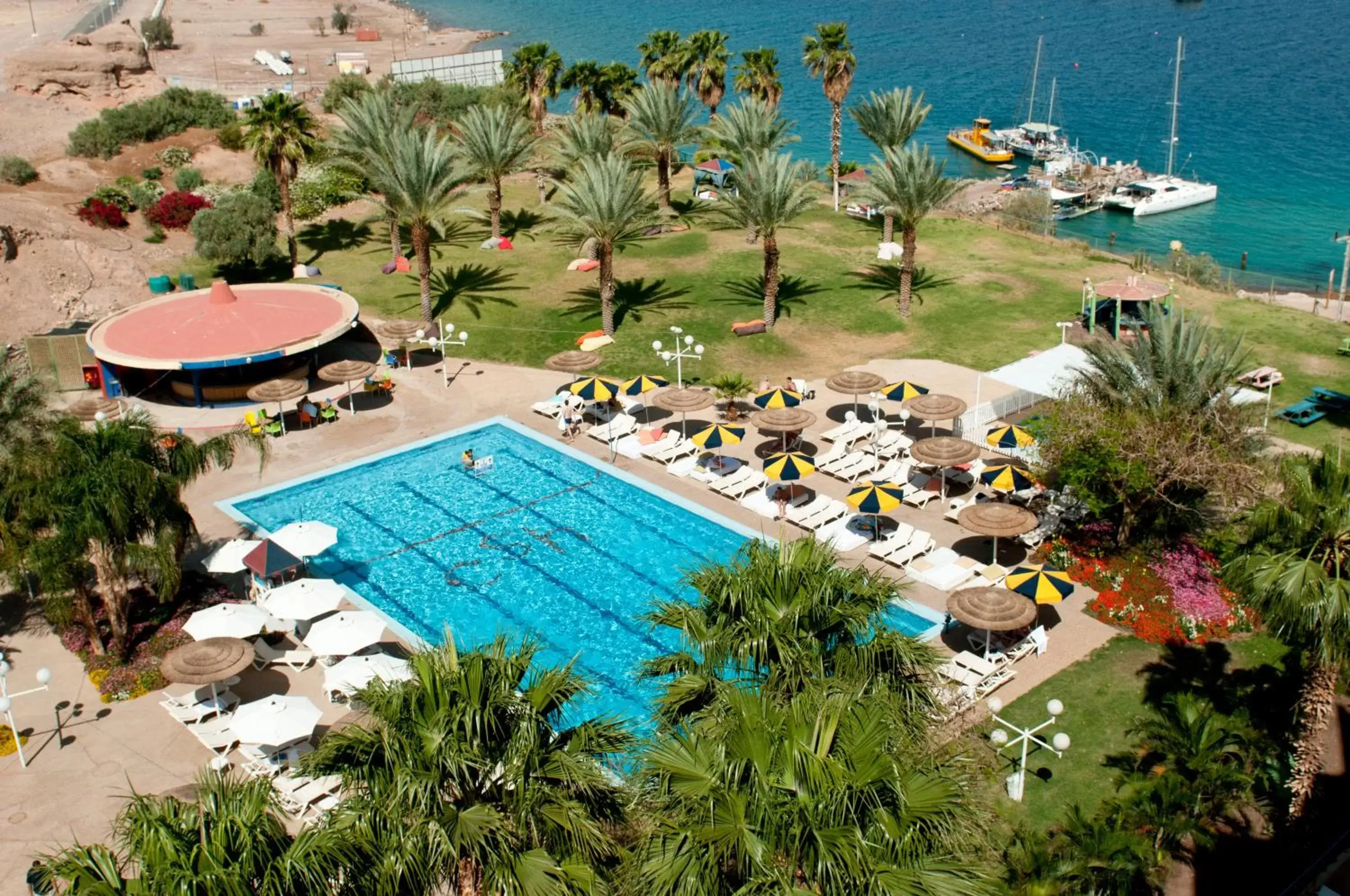 Bird's eye view, Pool View in Prima Music Hotel