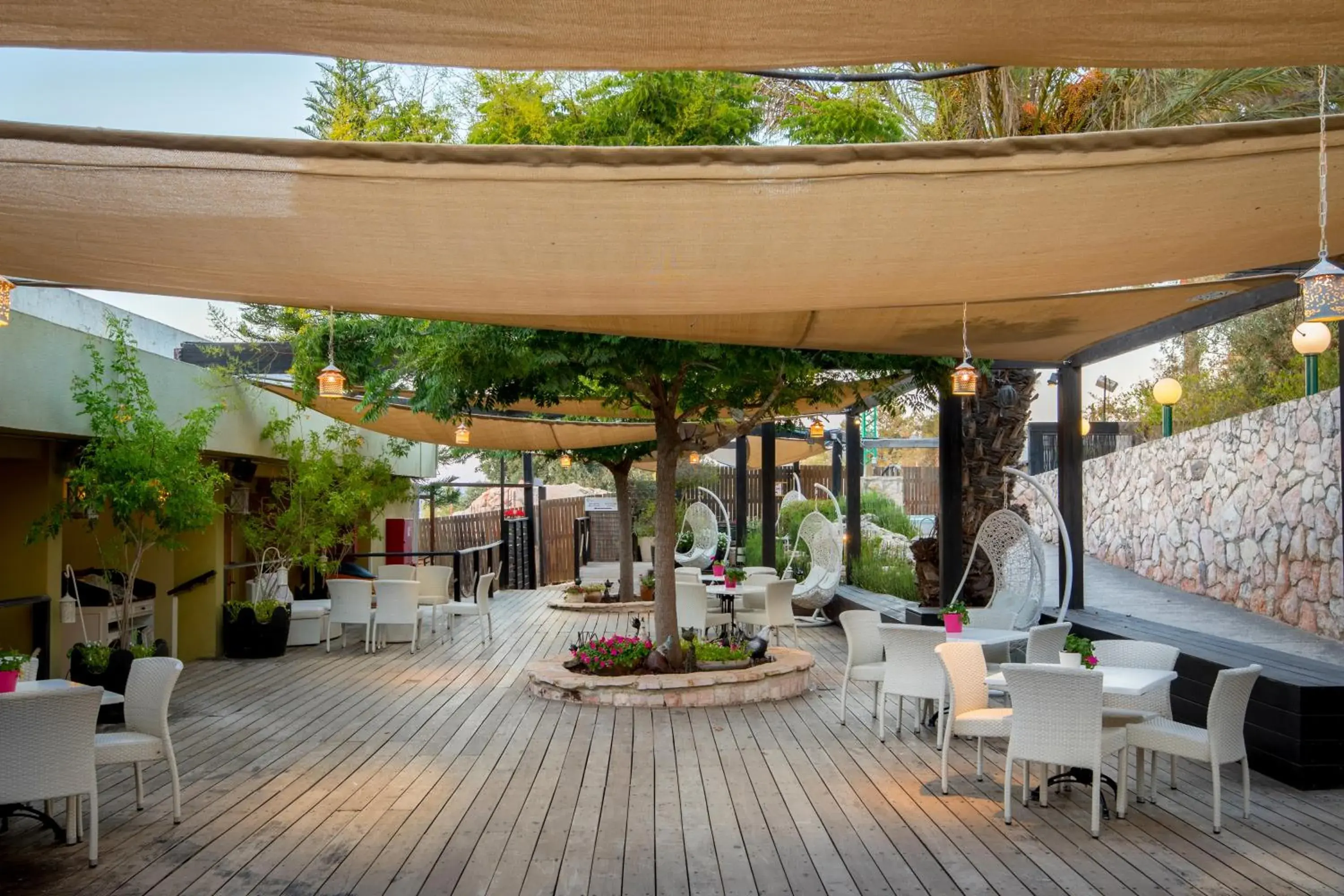 Patio in C Hotel Neve Ilan