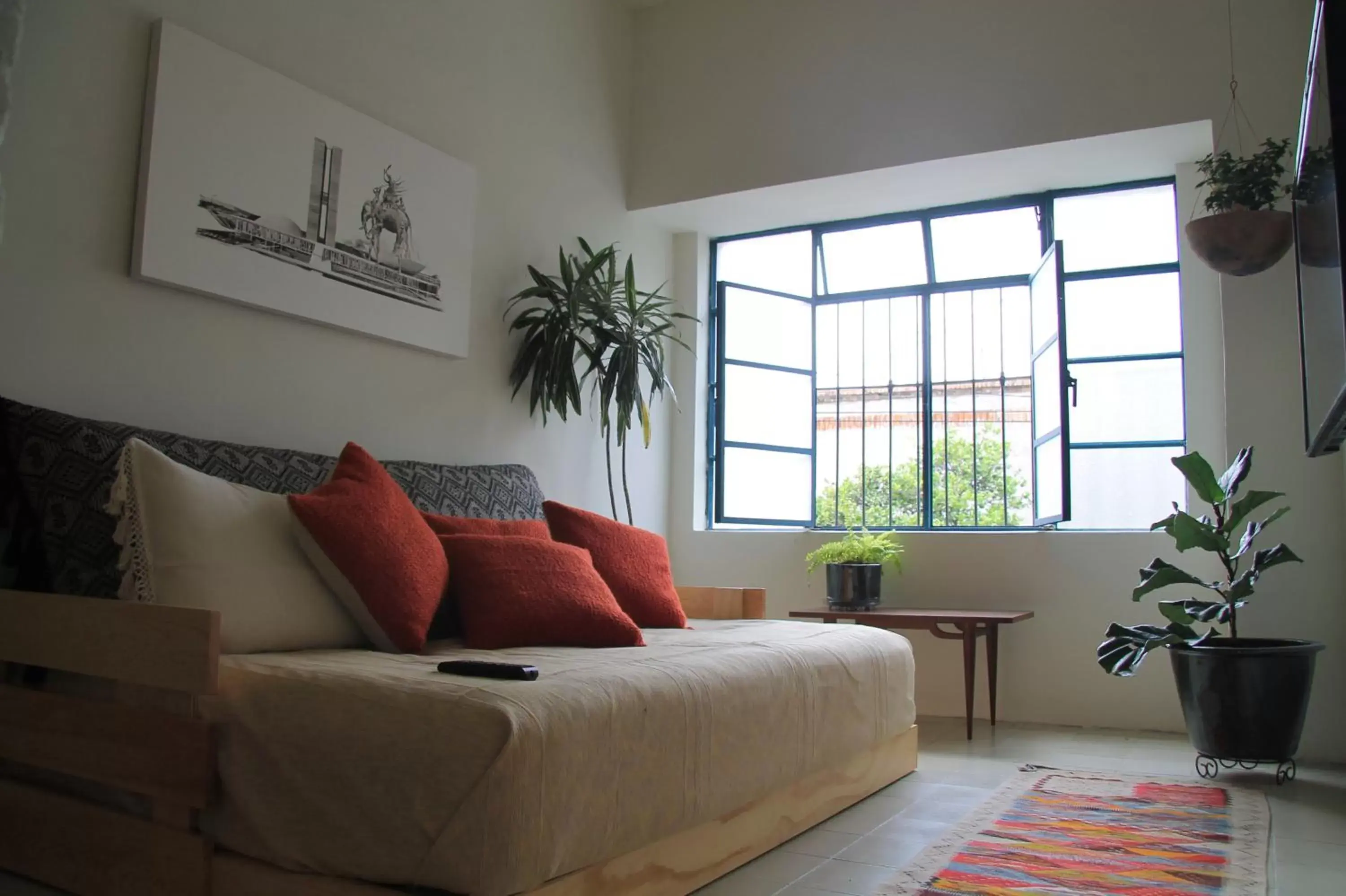 Seating Area in Casa Morelos by Barrio Mexico