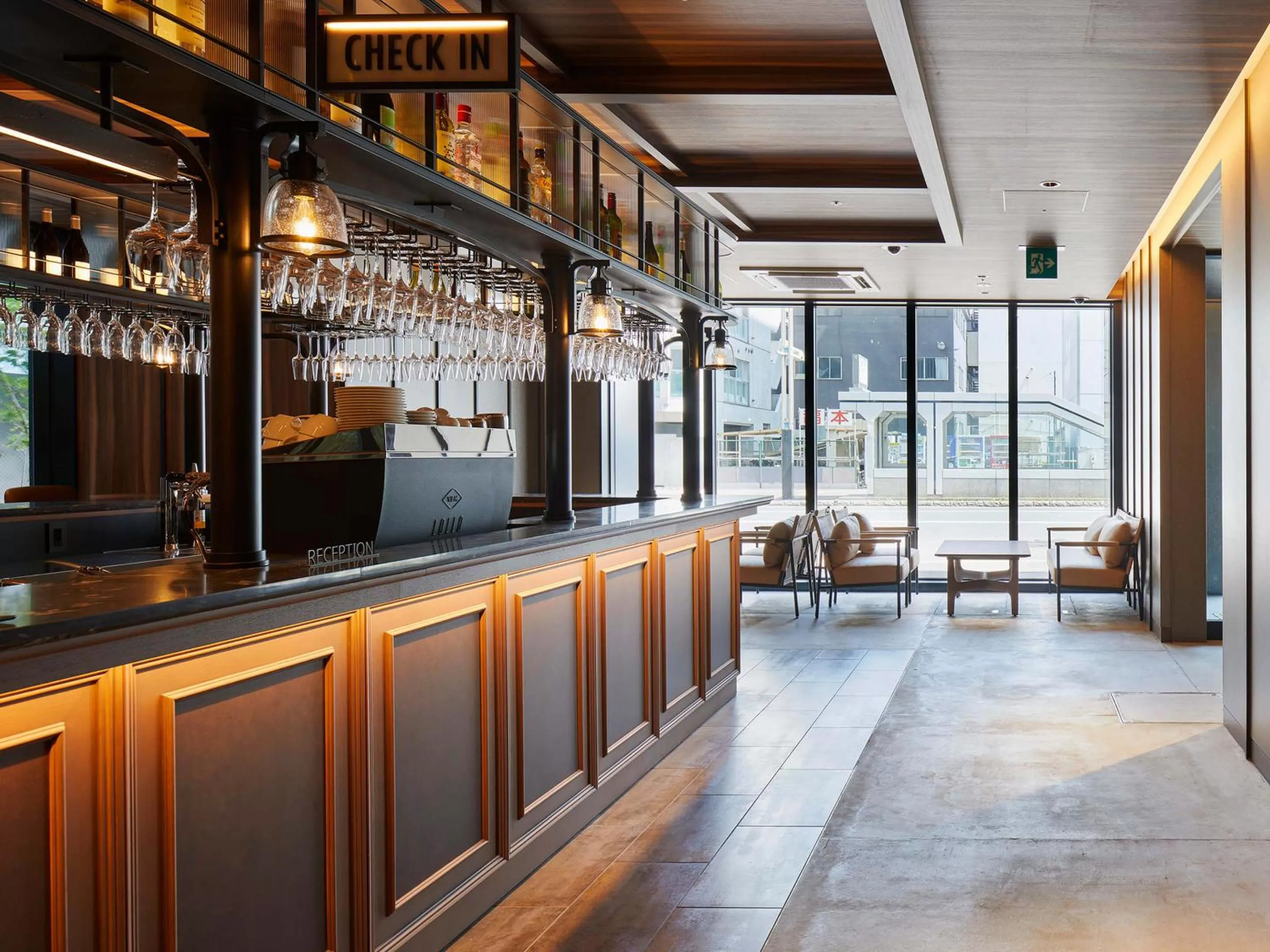 Lounge or bar in Susukino Granbell Hotel