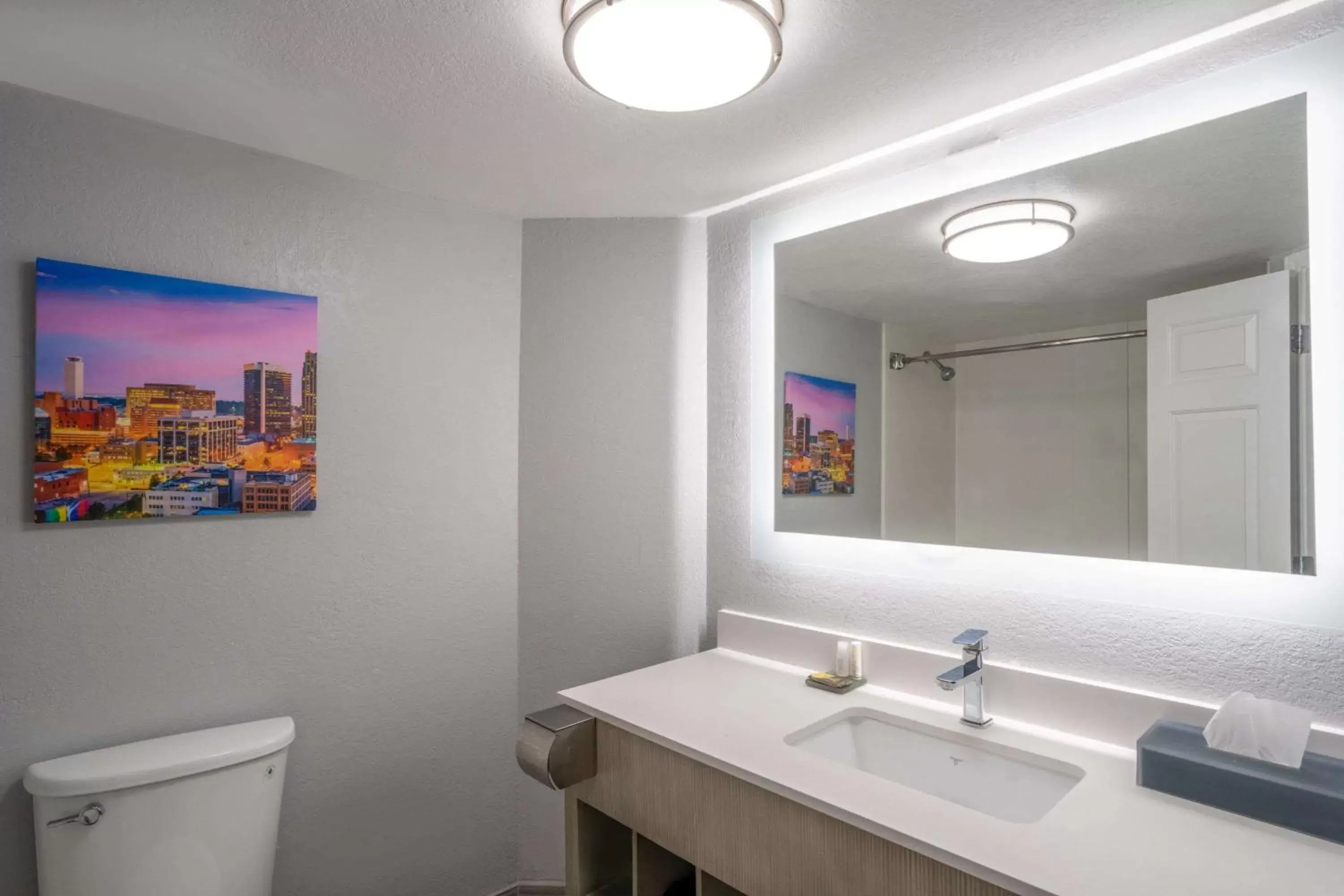 TV and multimedia, Bathroom in La Quinta by Wyndham Birmingham Hoover