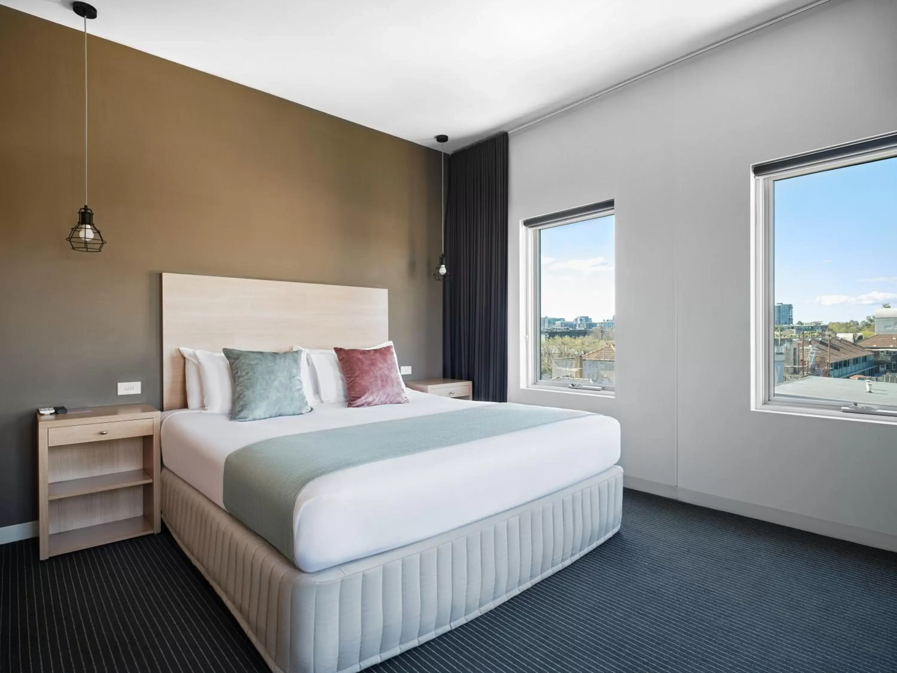 View (from property/room), Bed in Saint Kilda Beach Hotel - formerly Rydges St Kilda