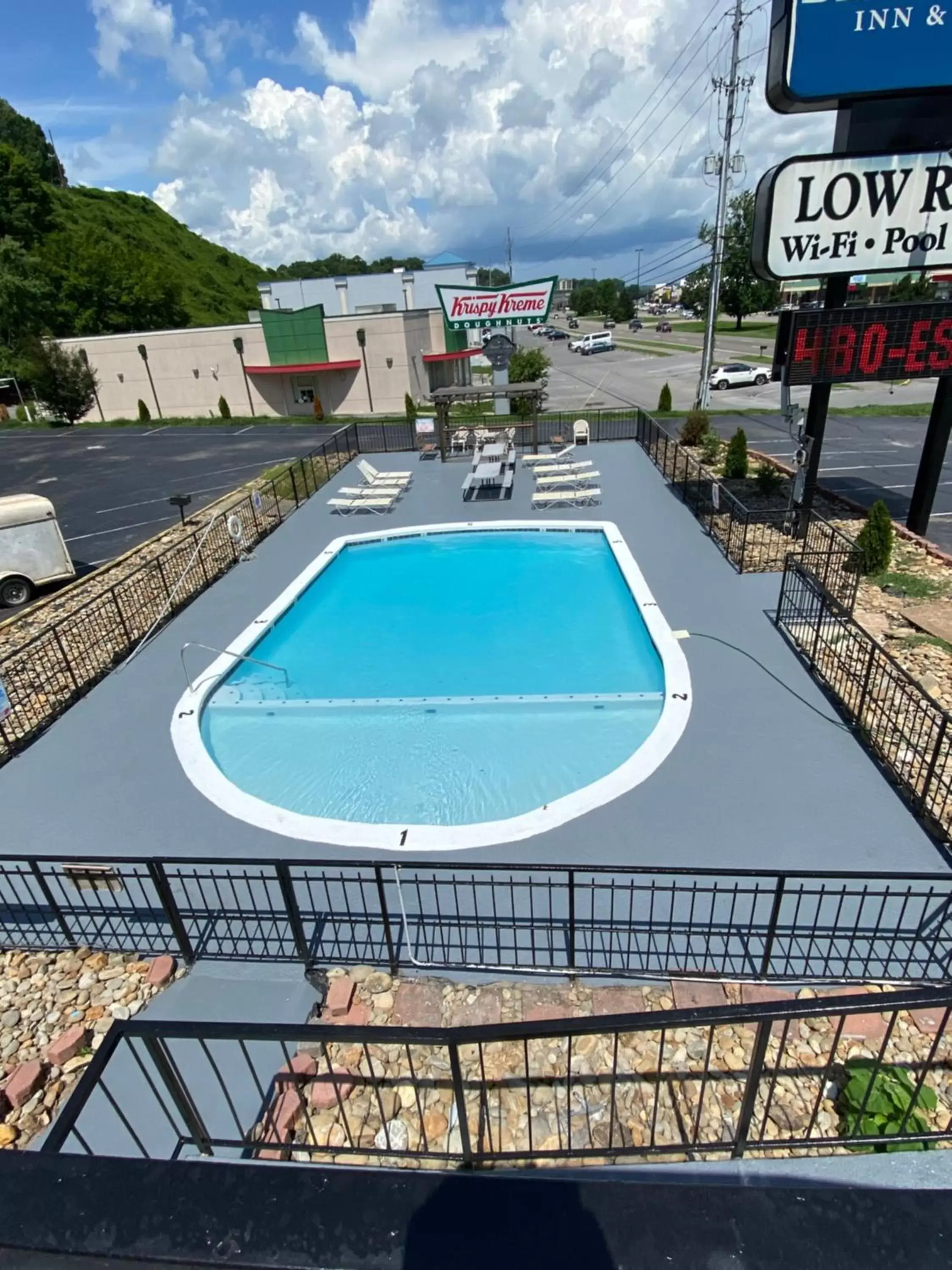 Pool View in Bear Mount Inn & Suites