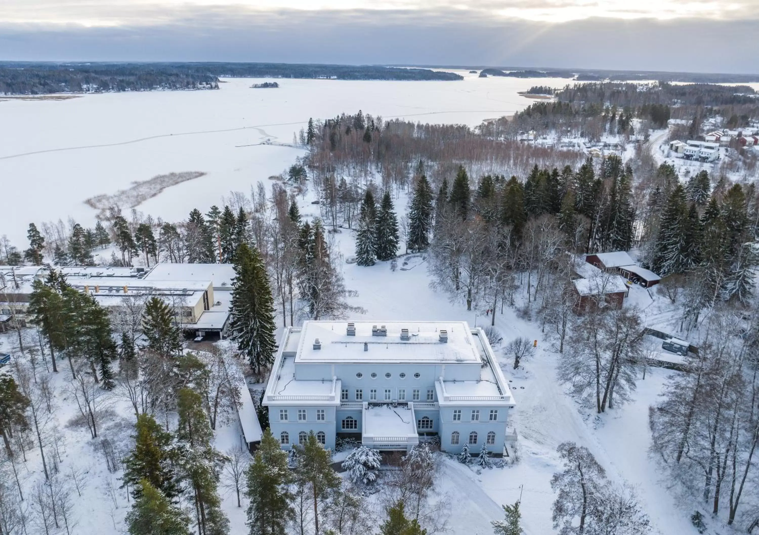 Property building, Winter in Hotel Haikko Manor & Spa