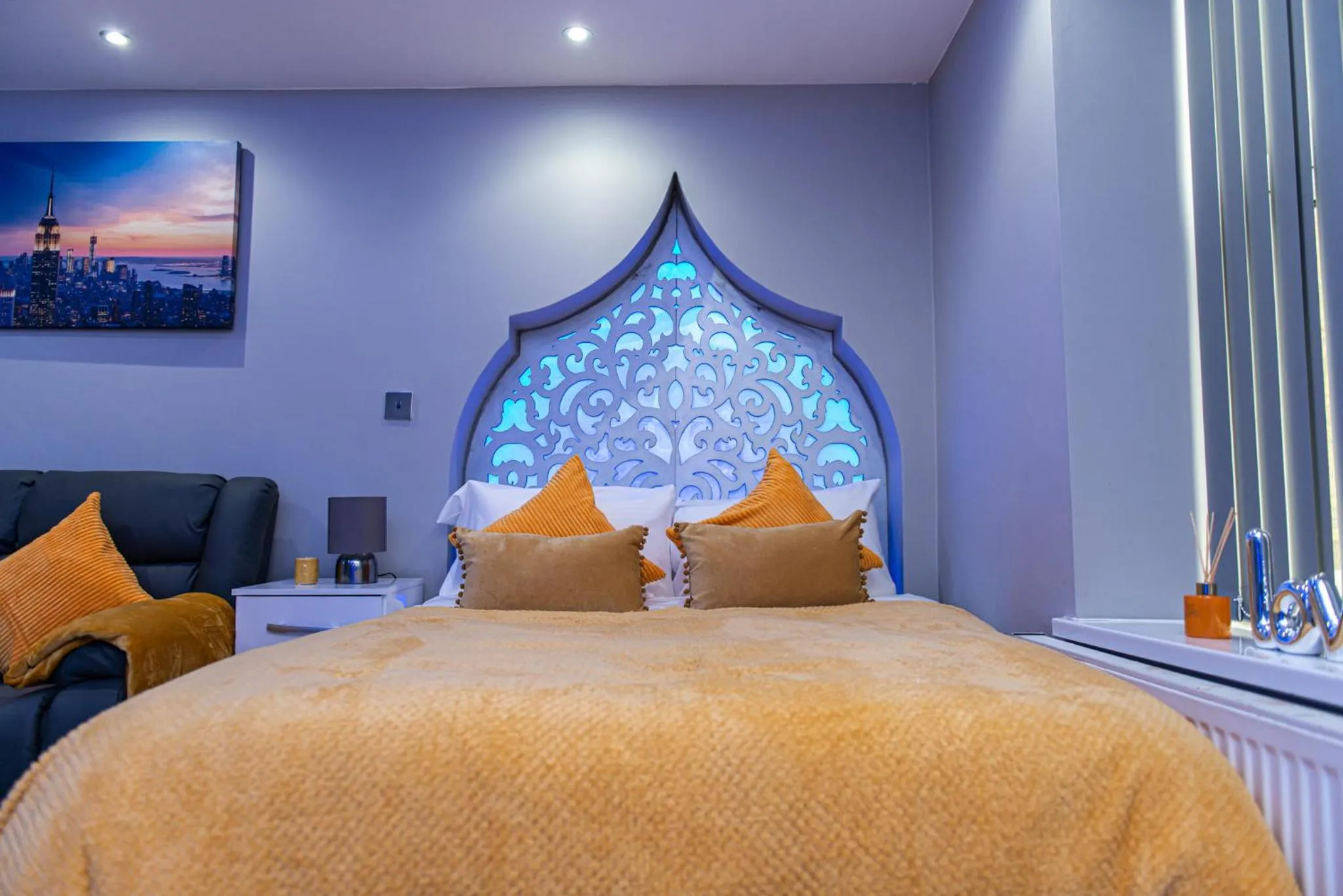 Bed in Meridian Serviced Apartments