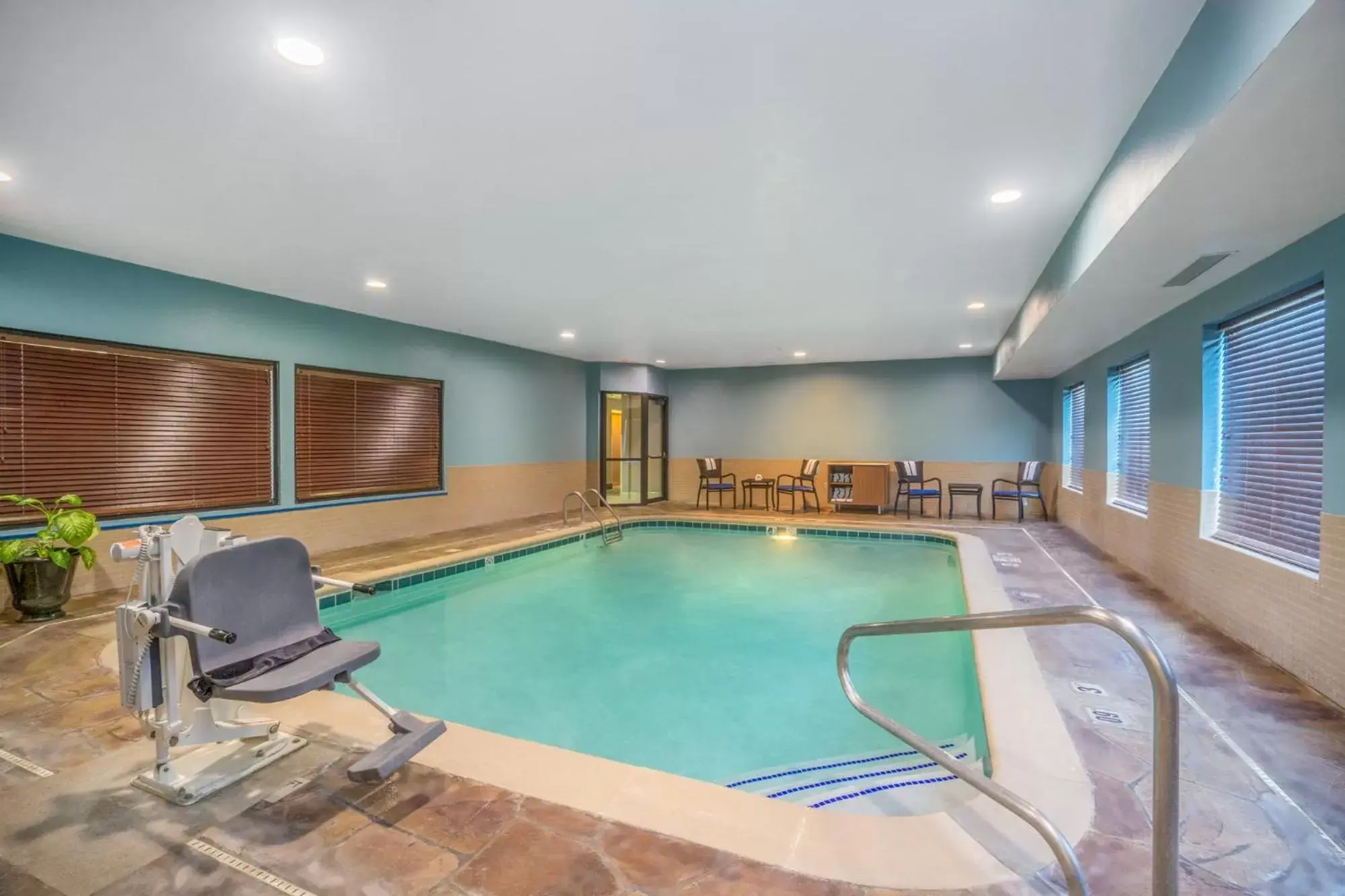 Swimming Pool in Holiday Inn Express Hotel Howe / Sturgis, an IHG Hotel