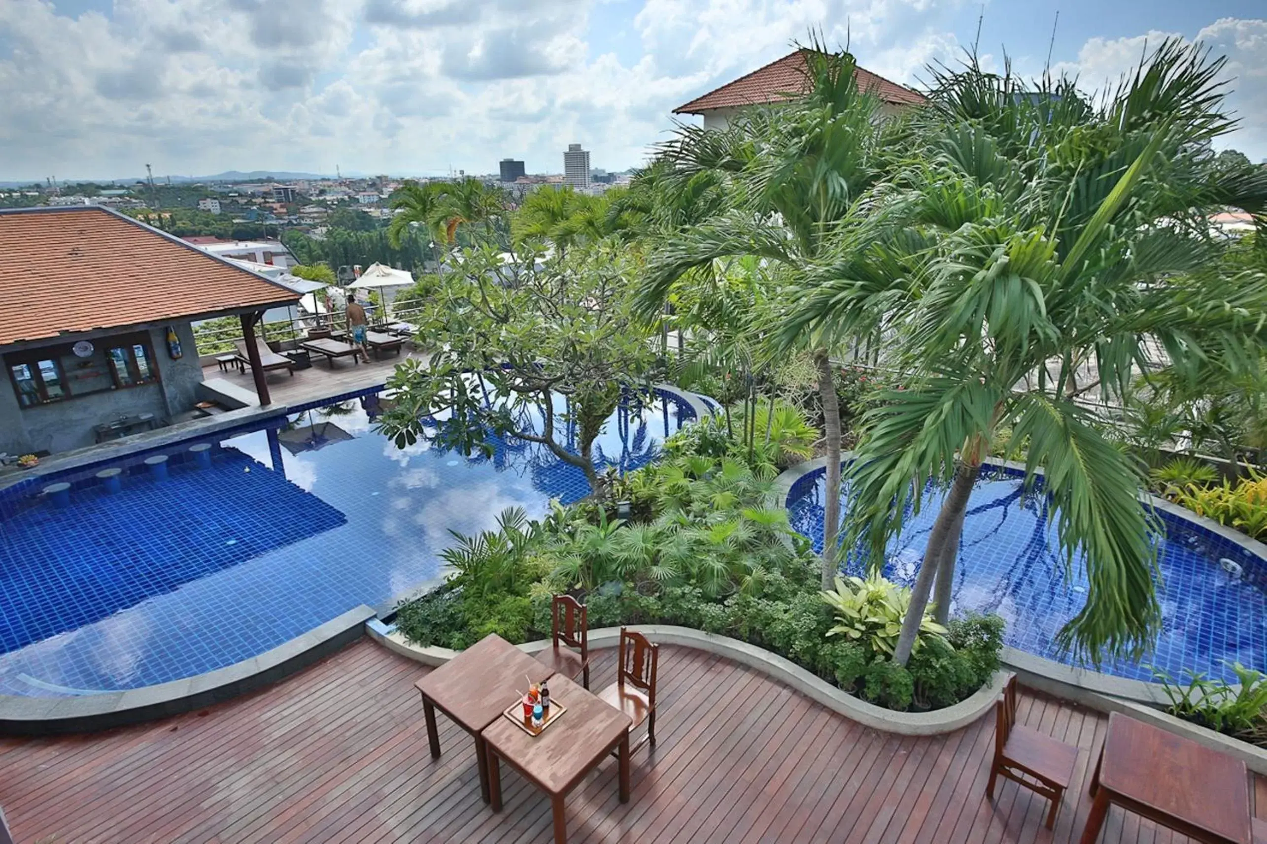 Swimming pool, Pool View in Sunshine Vista Hotel - SHA Plus