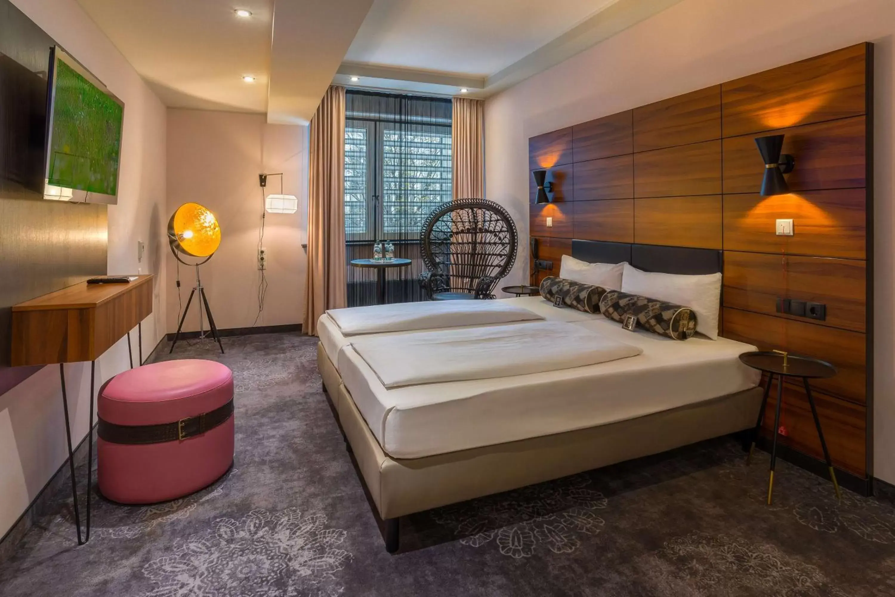 Bedroom, Bed in elaya hotel munich city ehemals Arthotel ANA Diva