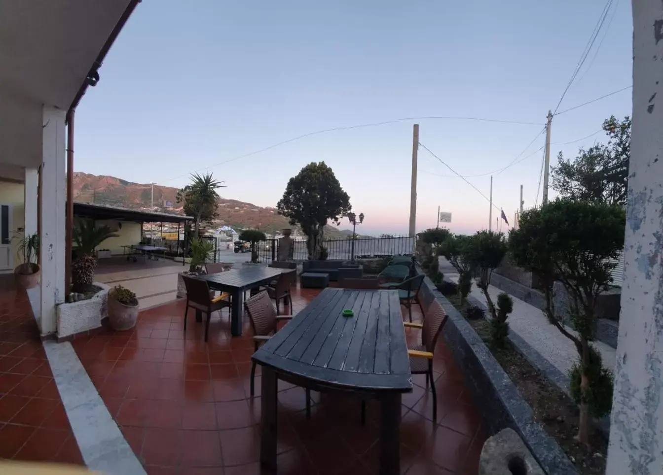 Patio in Hotel Mareluna Ischia