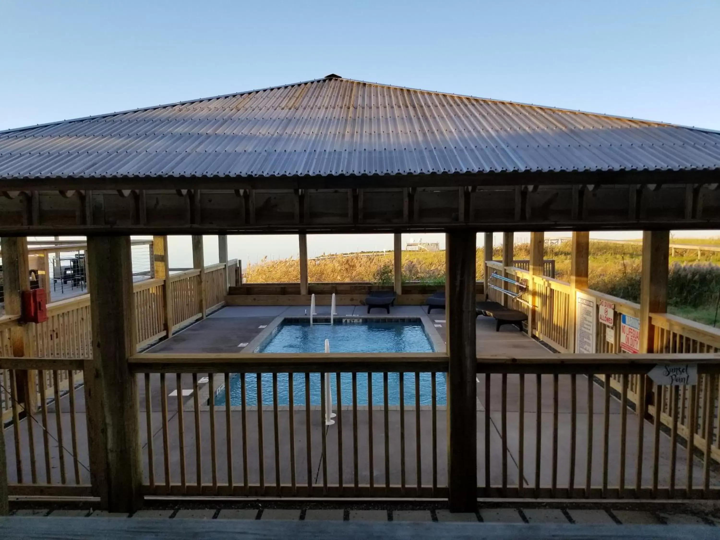 , Pool View in The Inn on Pamlico Sound