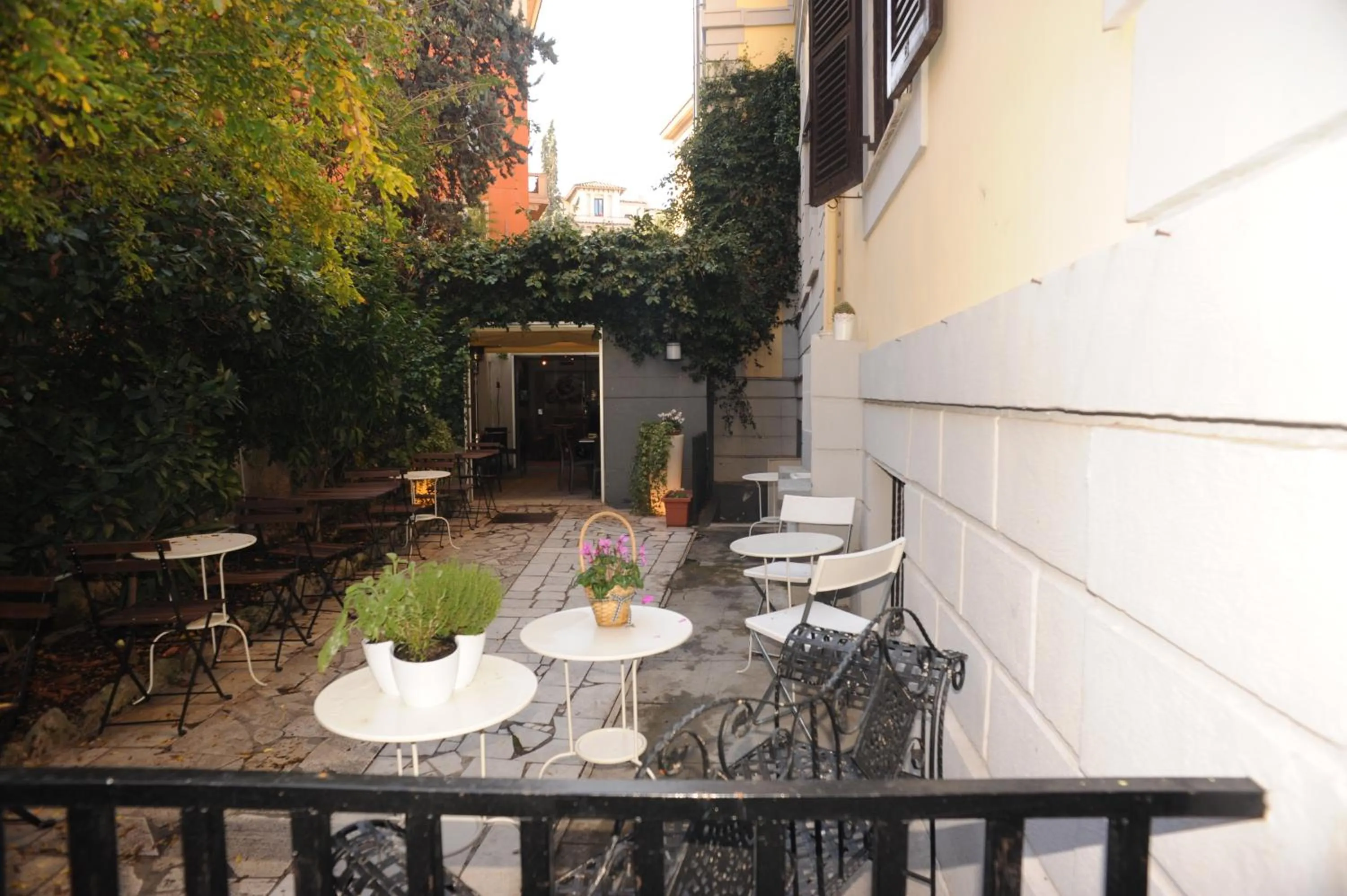 Patio in Hotel Silva