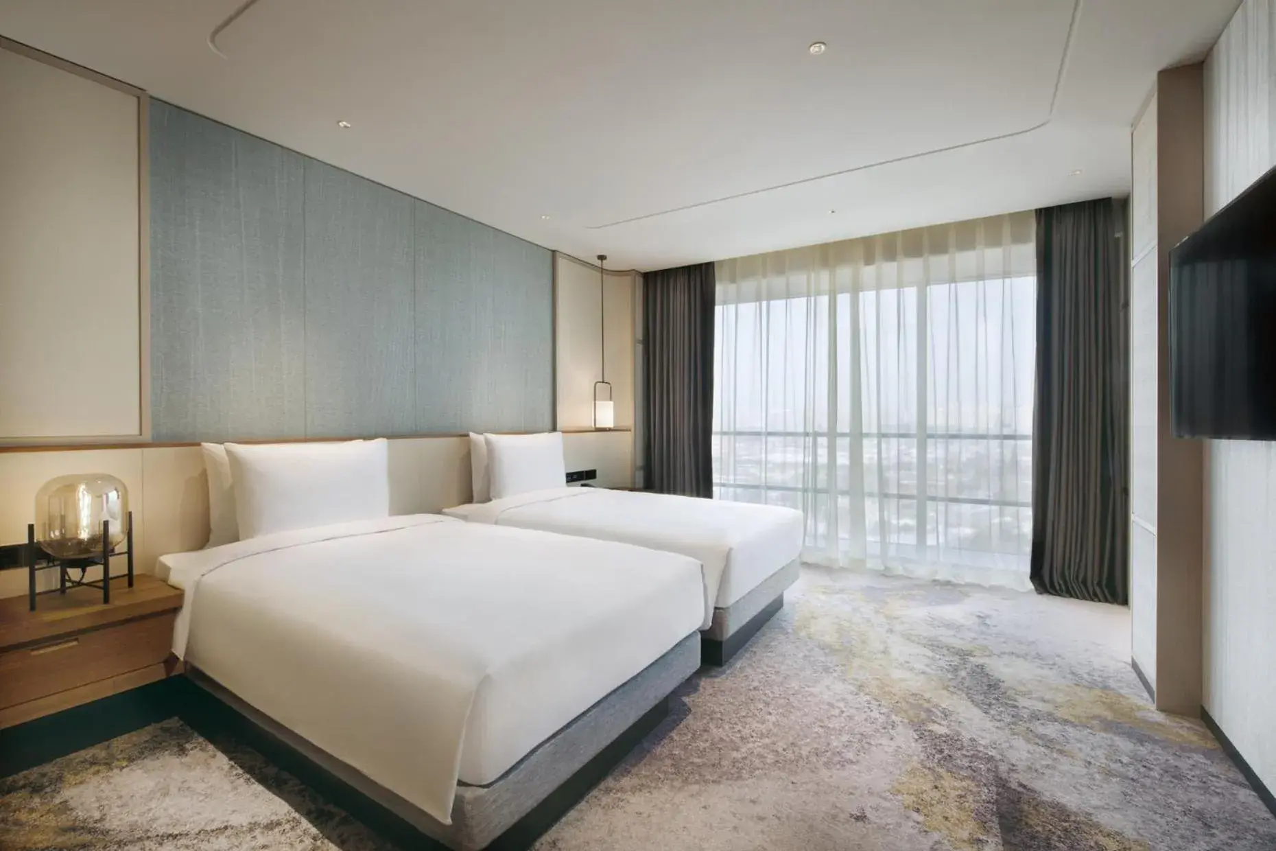 Bed in Hyatt Place Taiyuan Longcheng