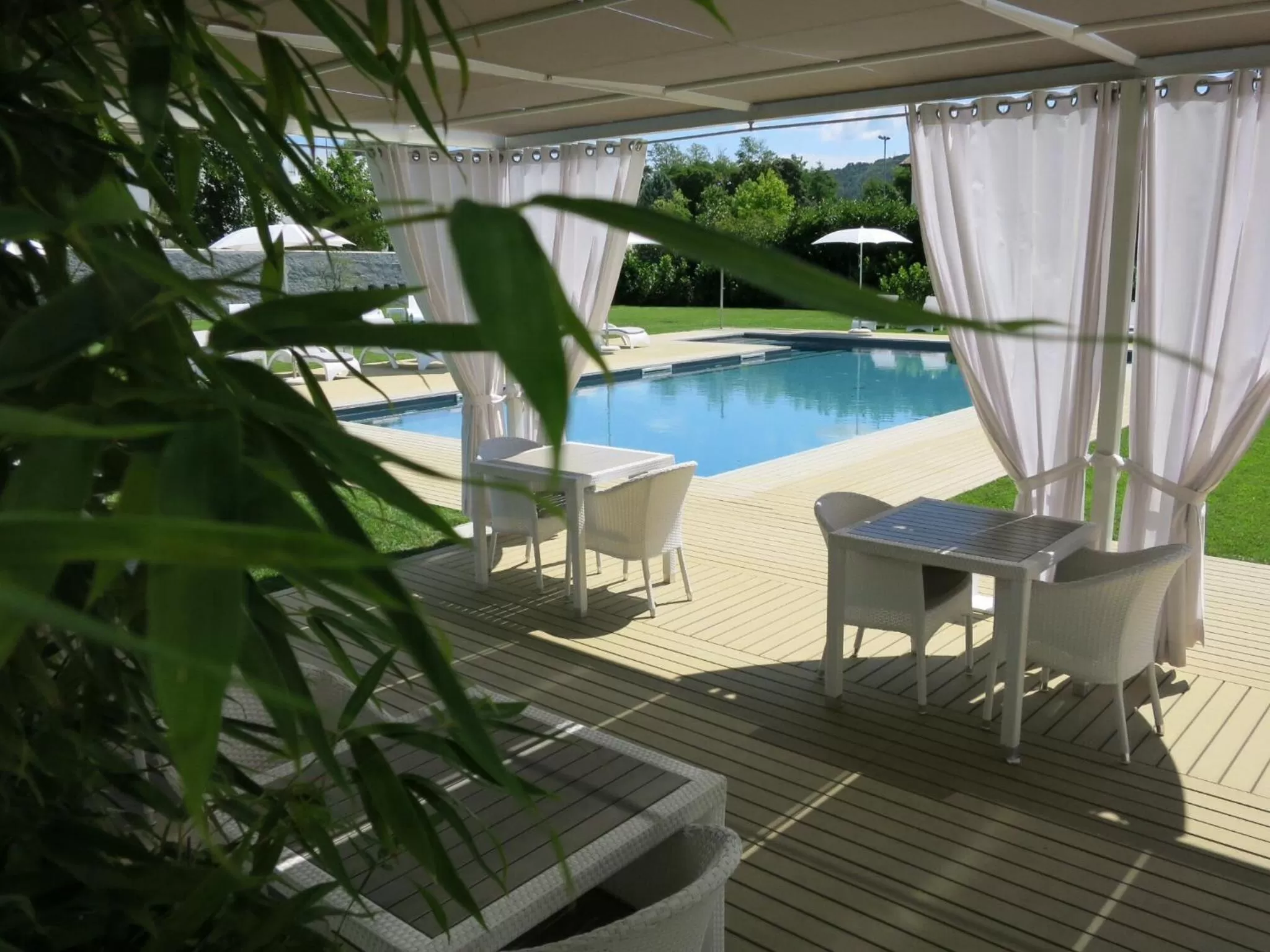 Patio in Hotel Franz