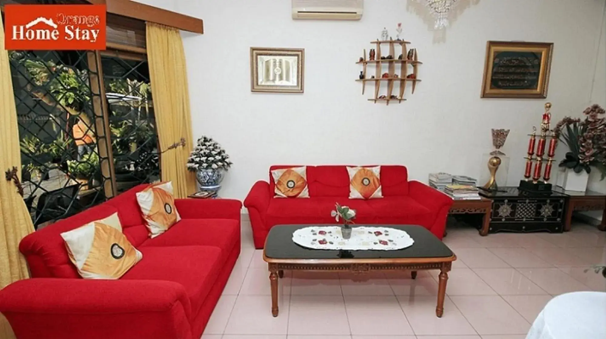 Lobby or reception, Seating Area in Orange Home Syariah