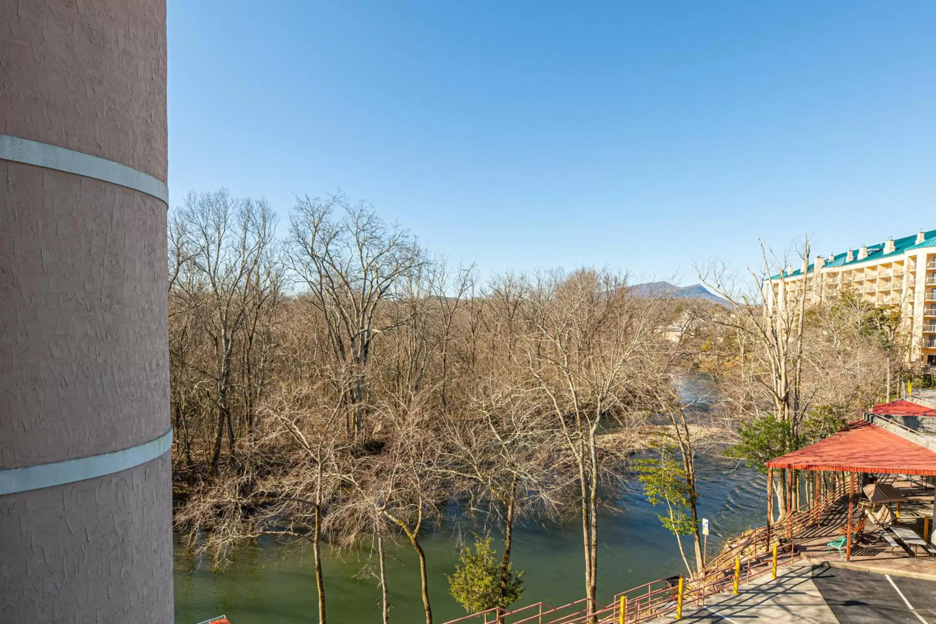 Balcony/Terrace in River Bend Inn - Pigeon Forge