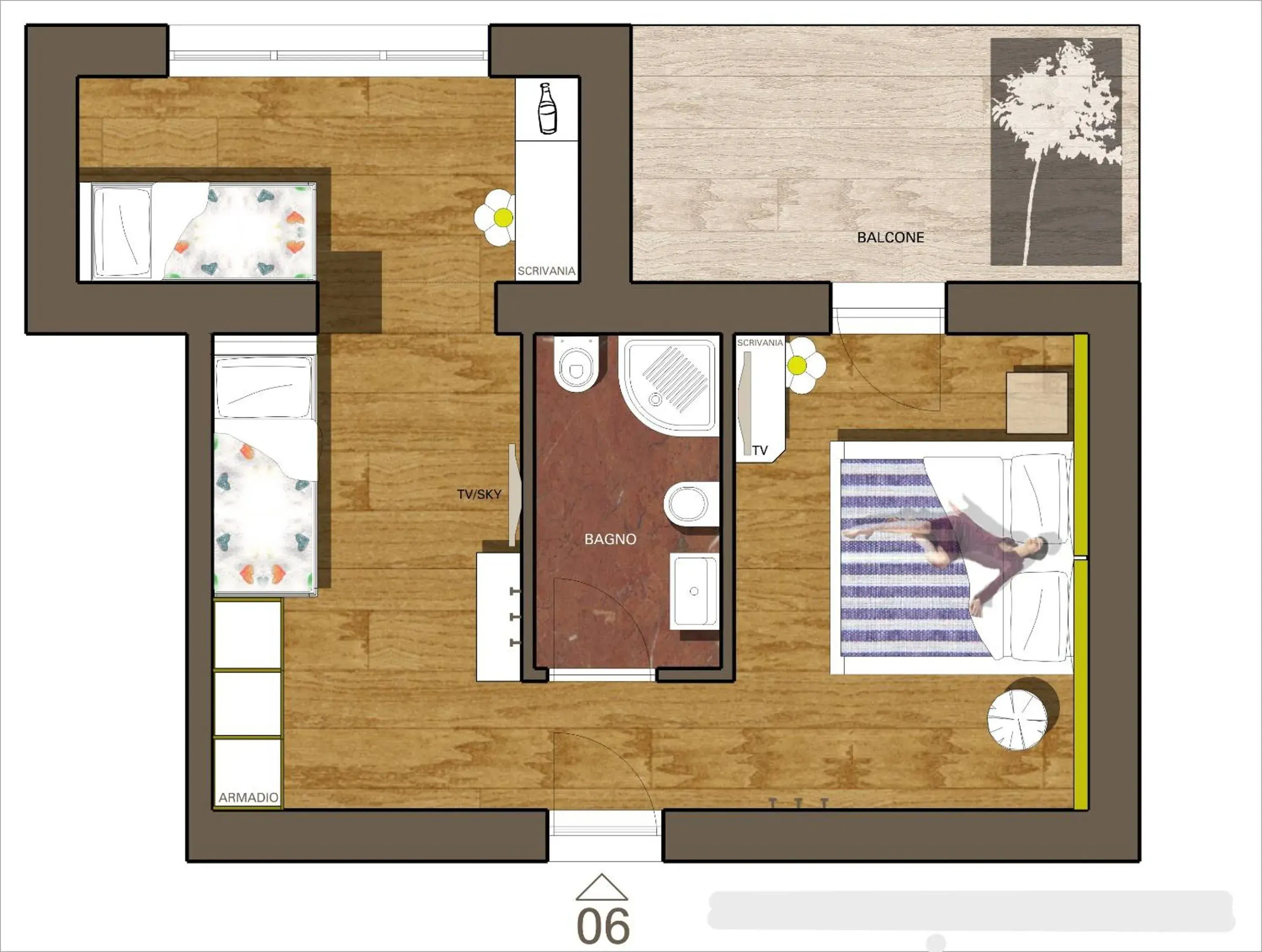 Floor Plan in Hotel Zirmes