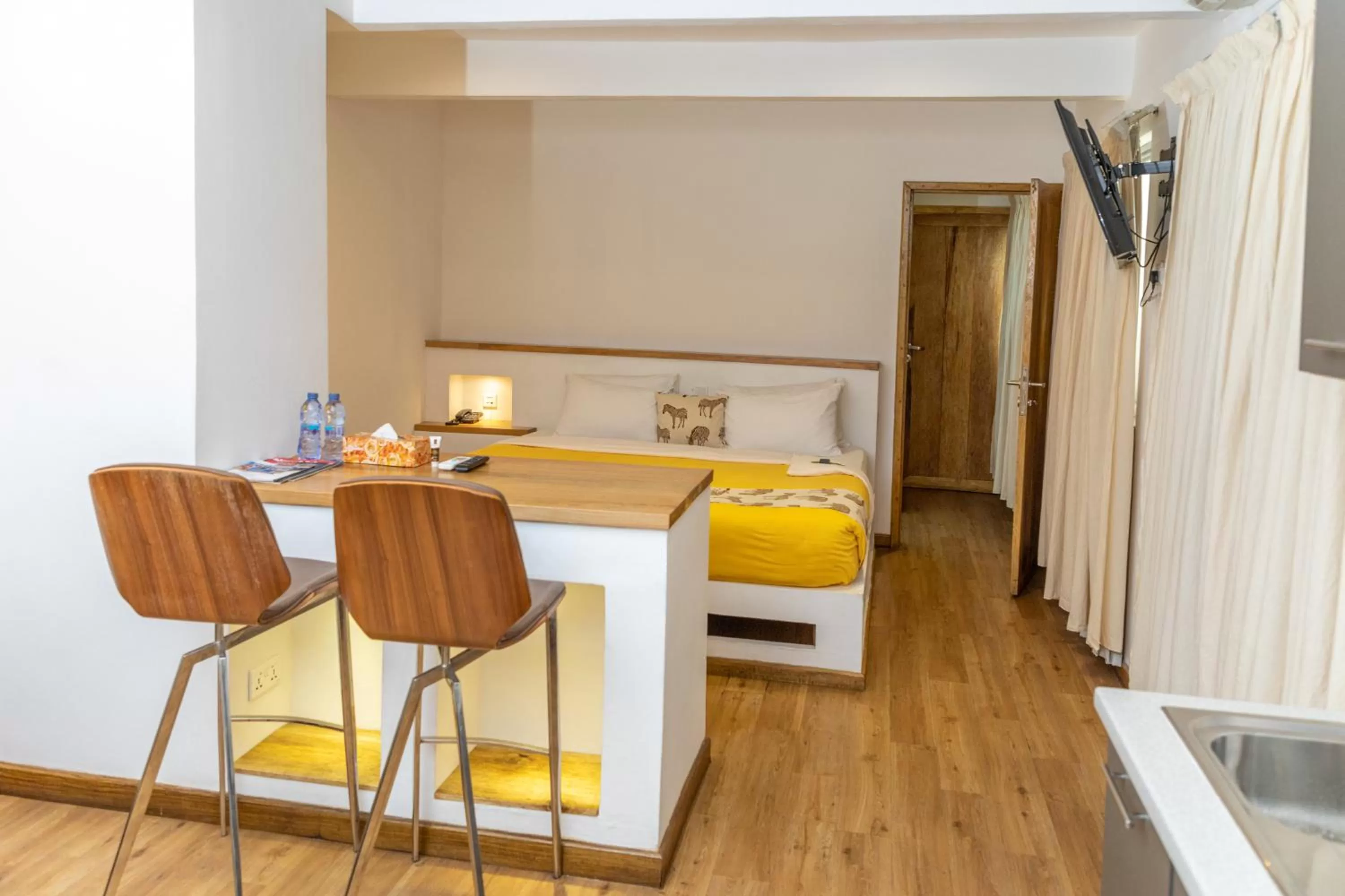 Kitchen or kitchenette in La Villa Boutique Hotel