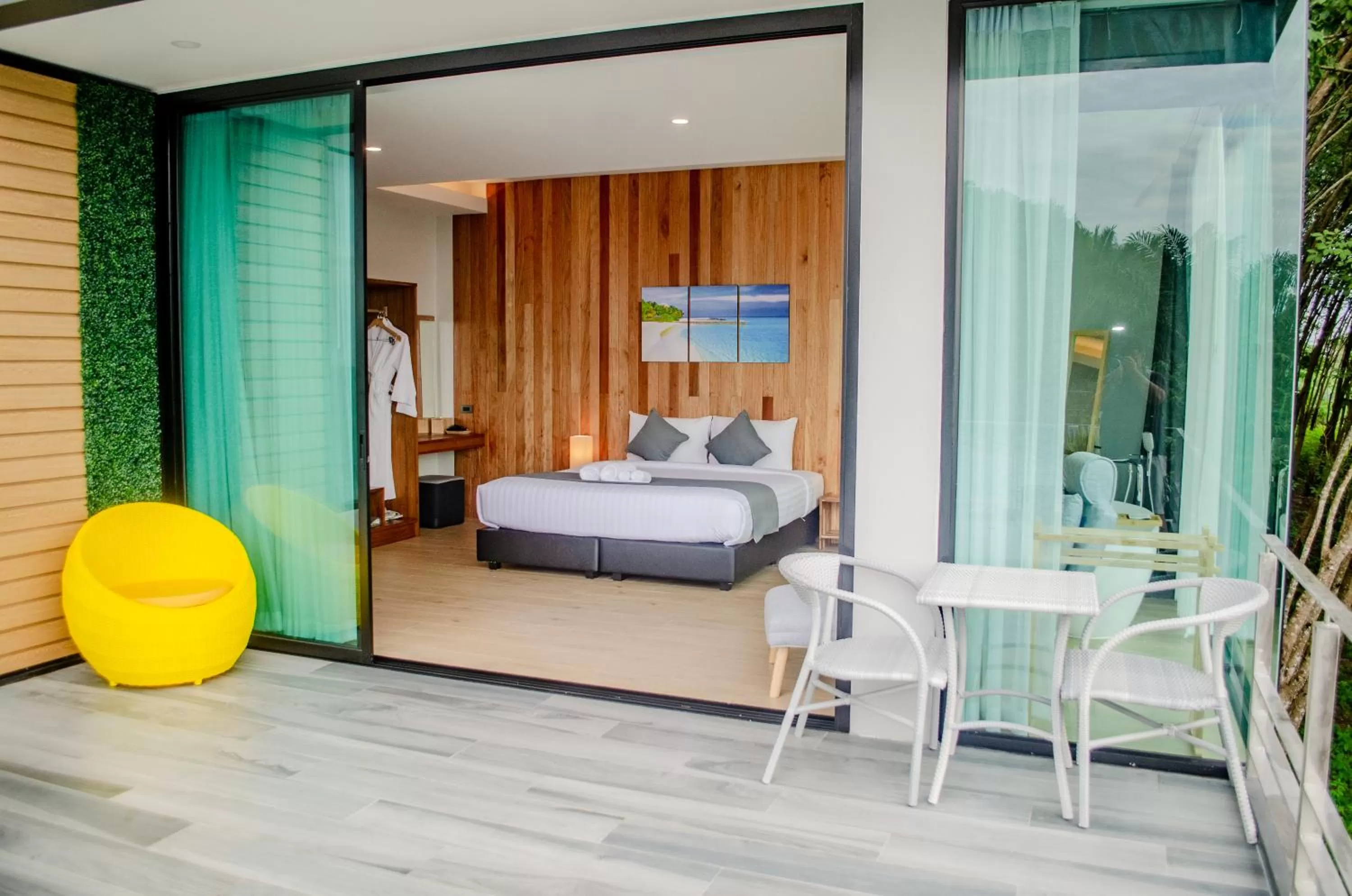 Bed in Ao Luek Panoramic Pool-SHA Plus