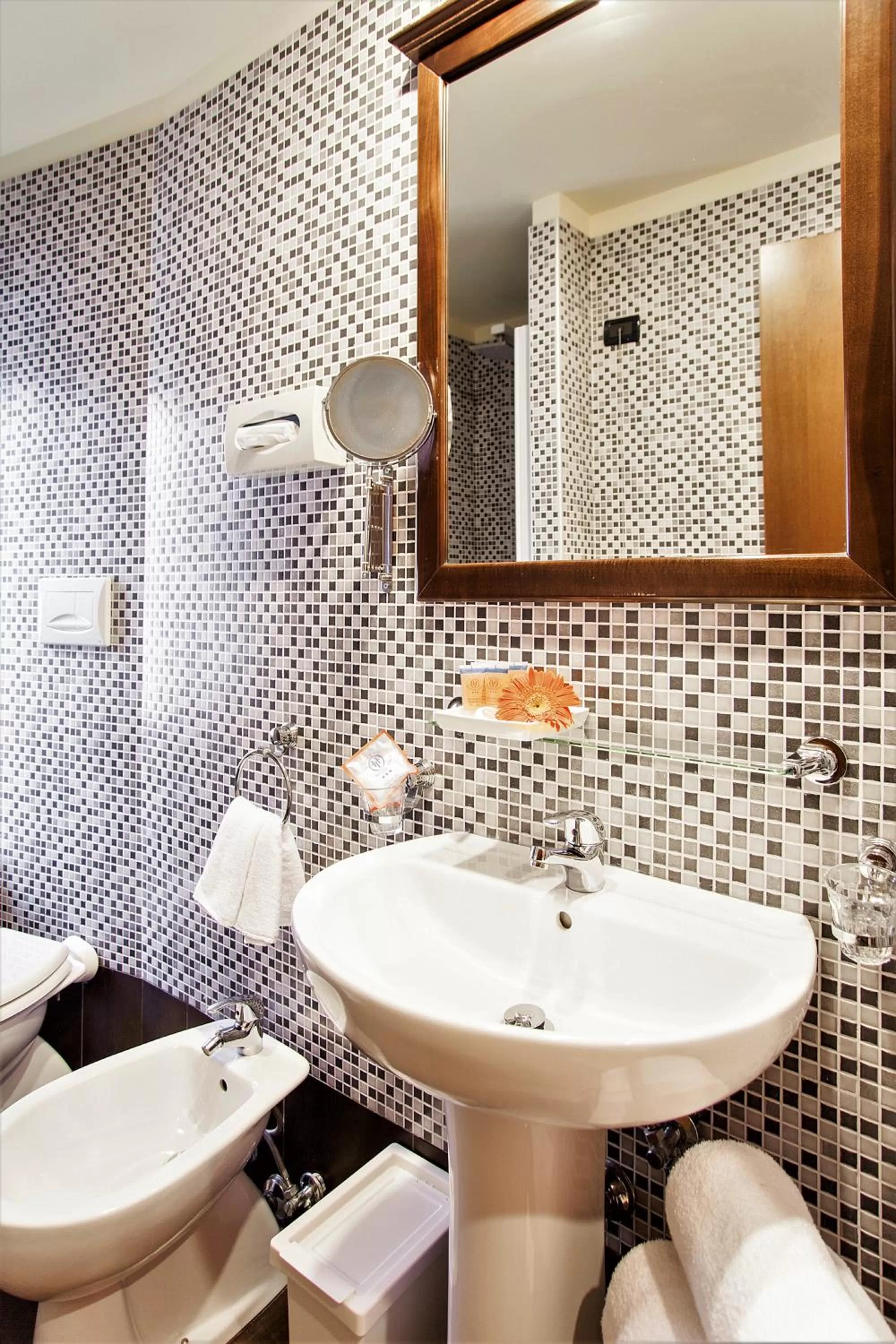 Bathroom in Hotel Tuscolana