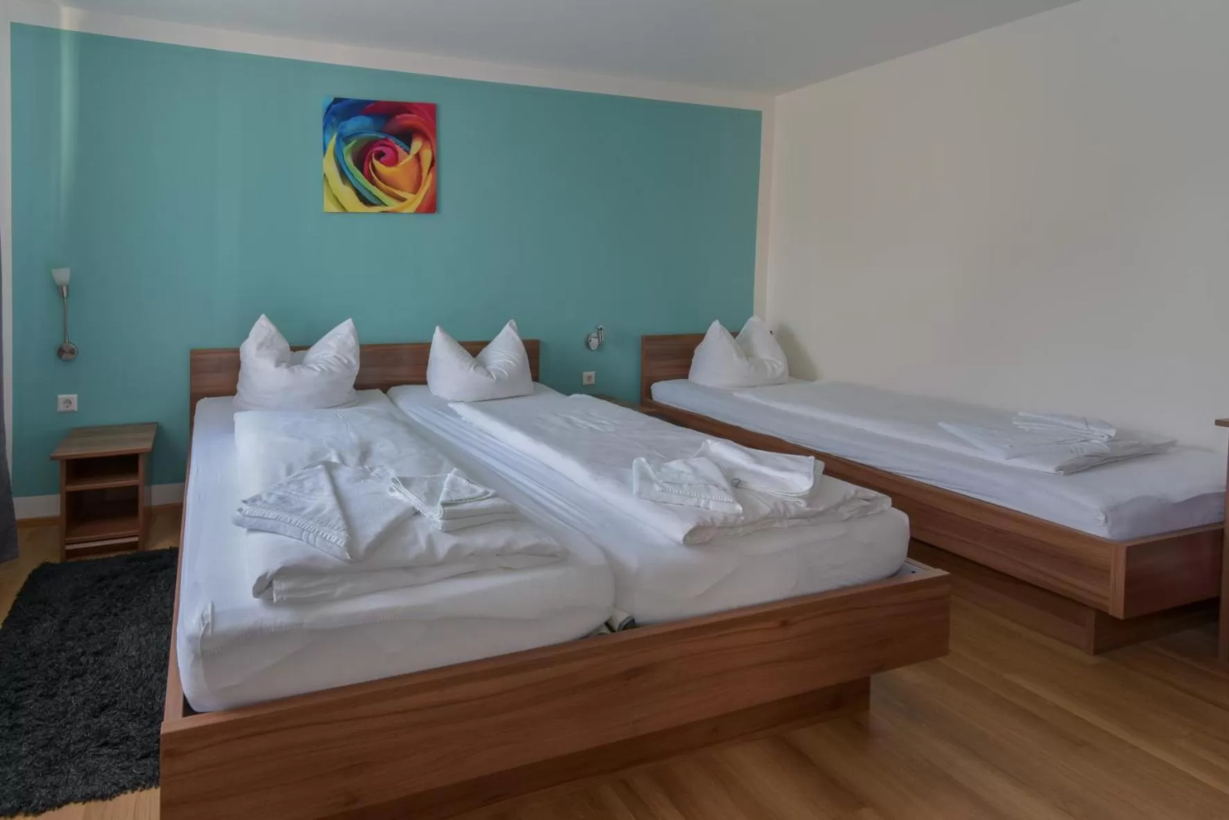 Bed in Hotel Ristorante Rostica