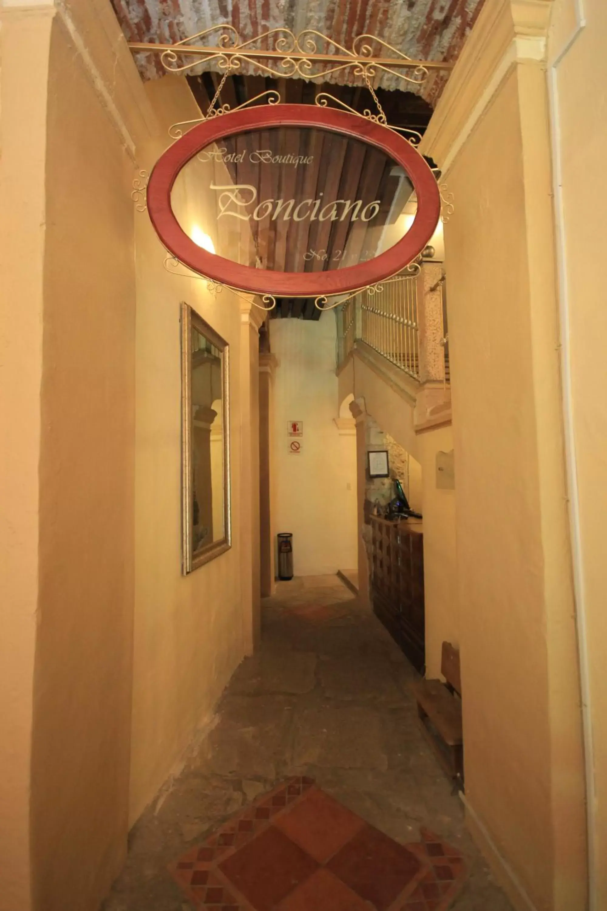 Property logo or sign in Hotel Boutique Ponciano