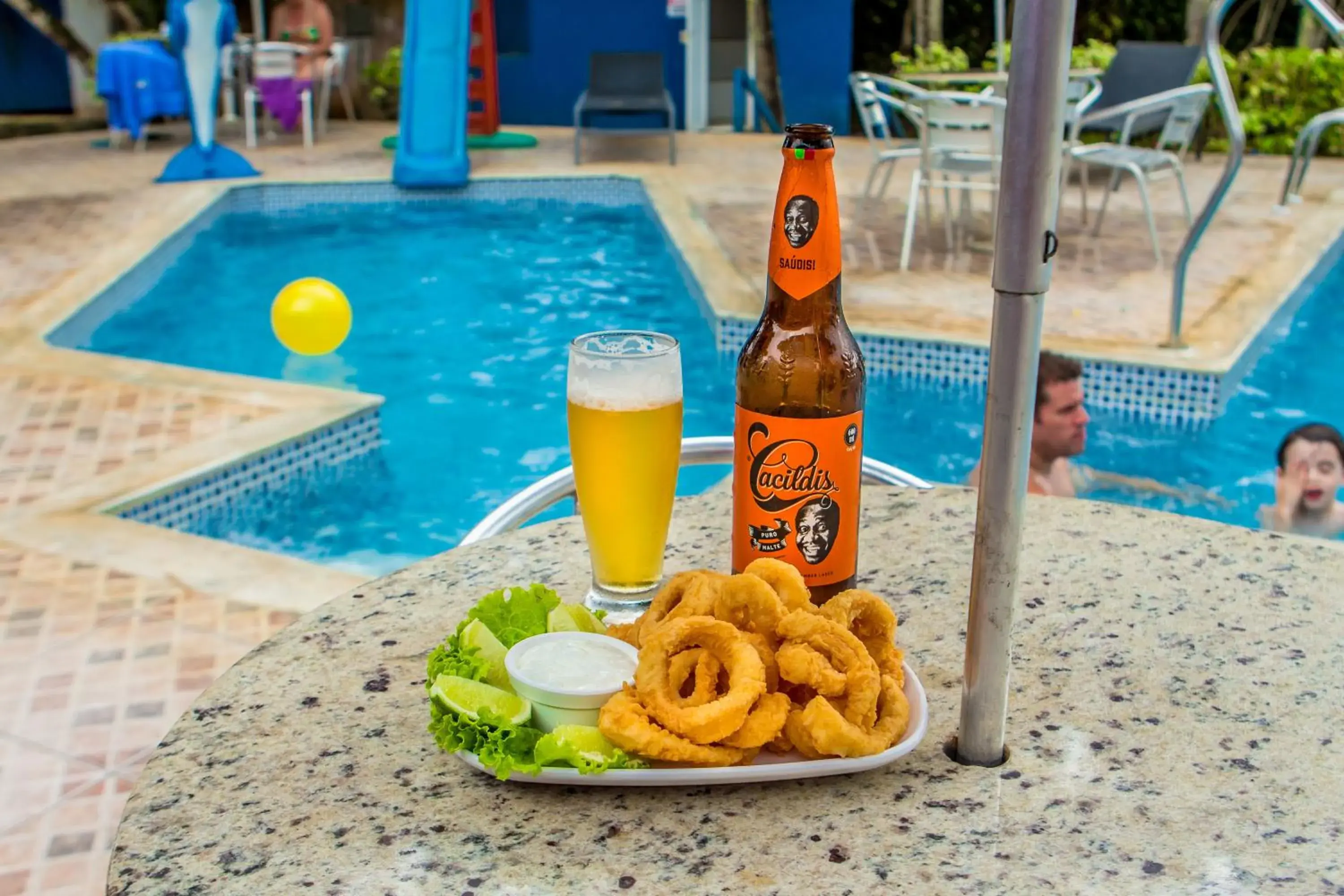 Food close-up, Swimming Pool in Hotel Pousada Vivendas do Sol e Mar